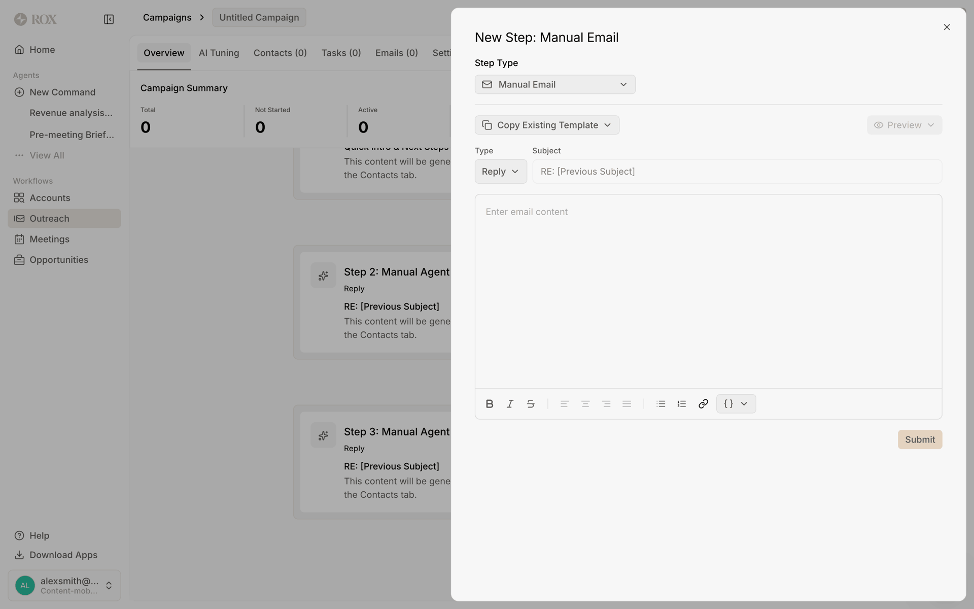 Rox Web Business interface screenshot 22