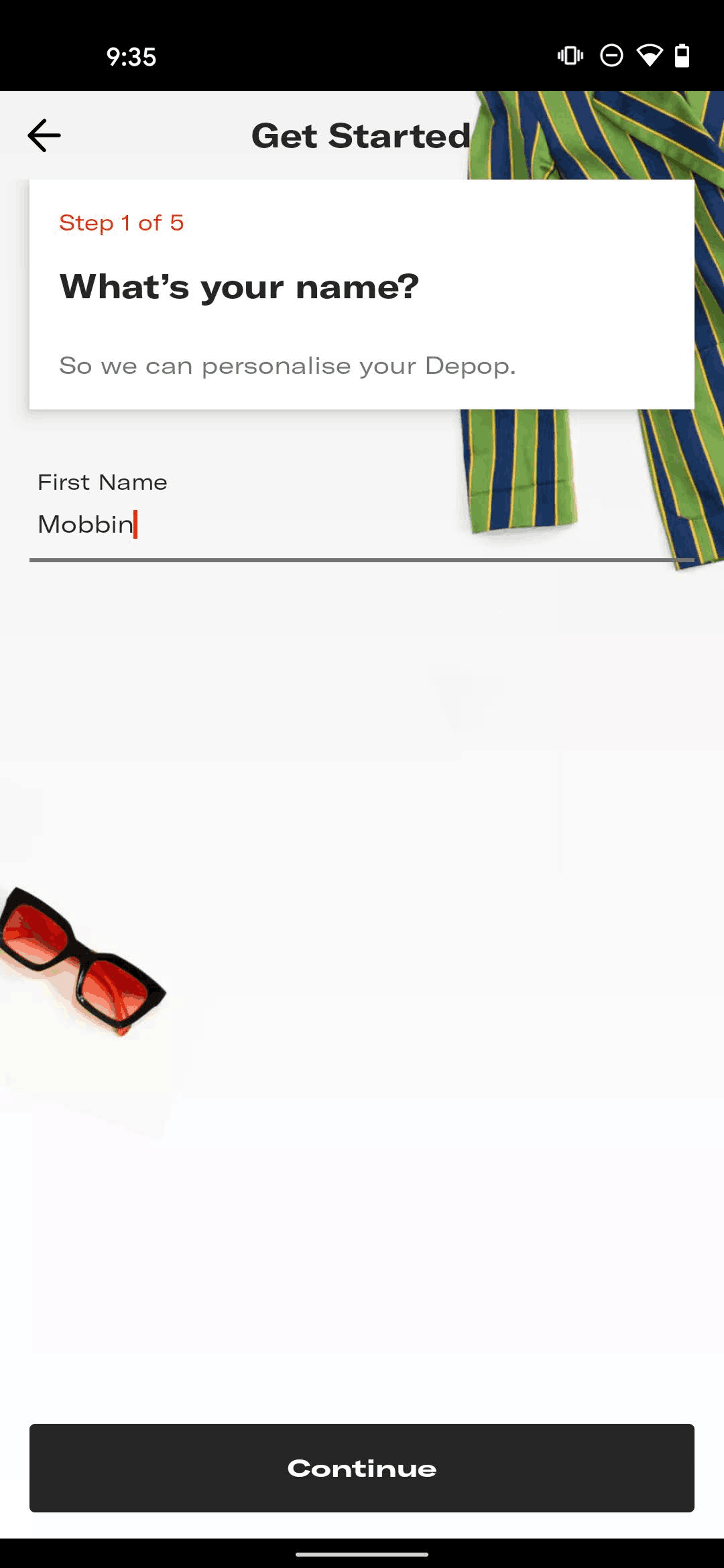 Depop Android Shopping interface screenshot 6