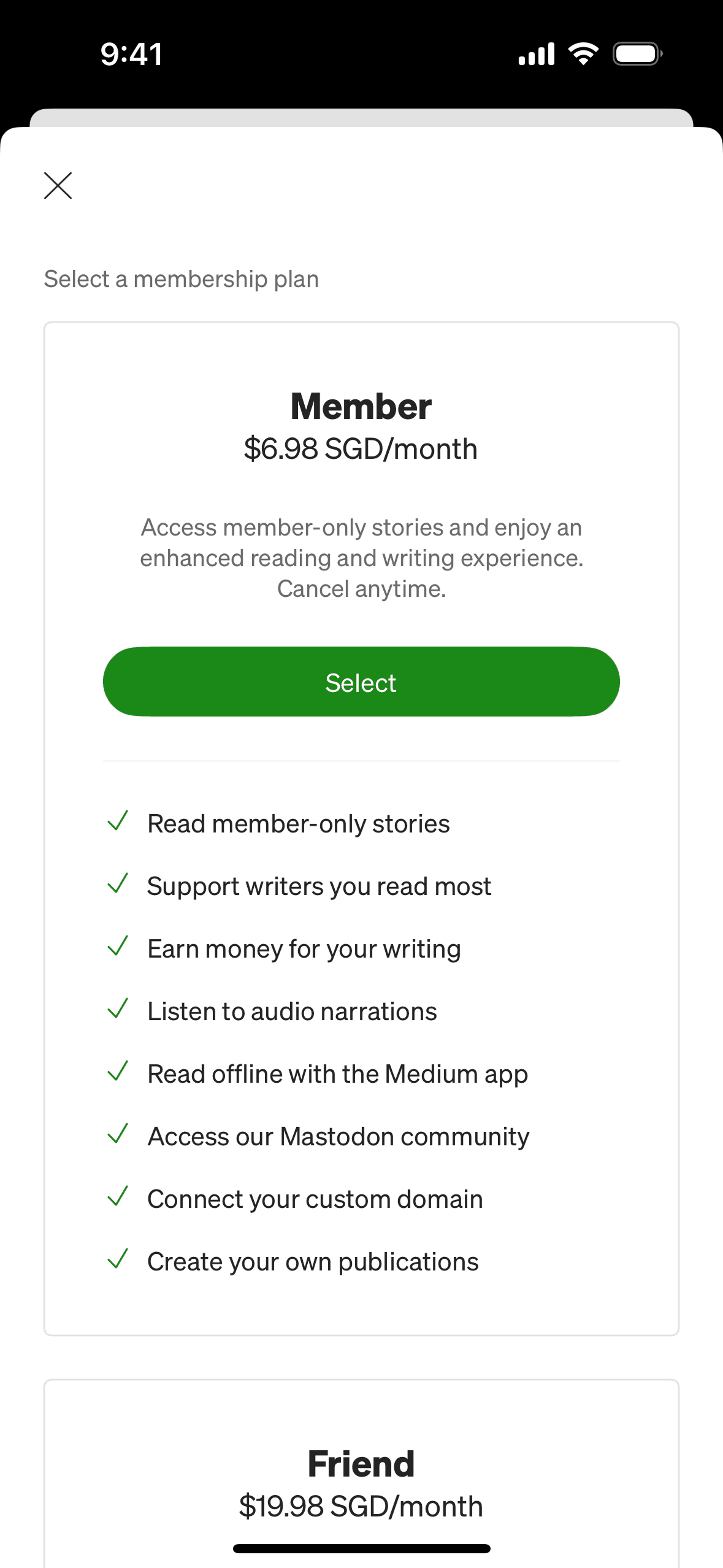 Medium iOS News interface screenshot 12