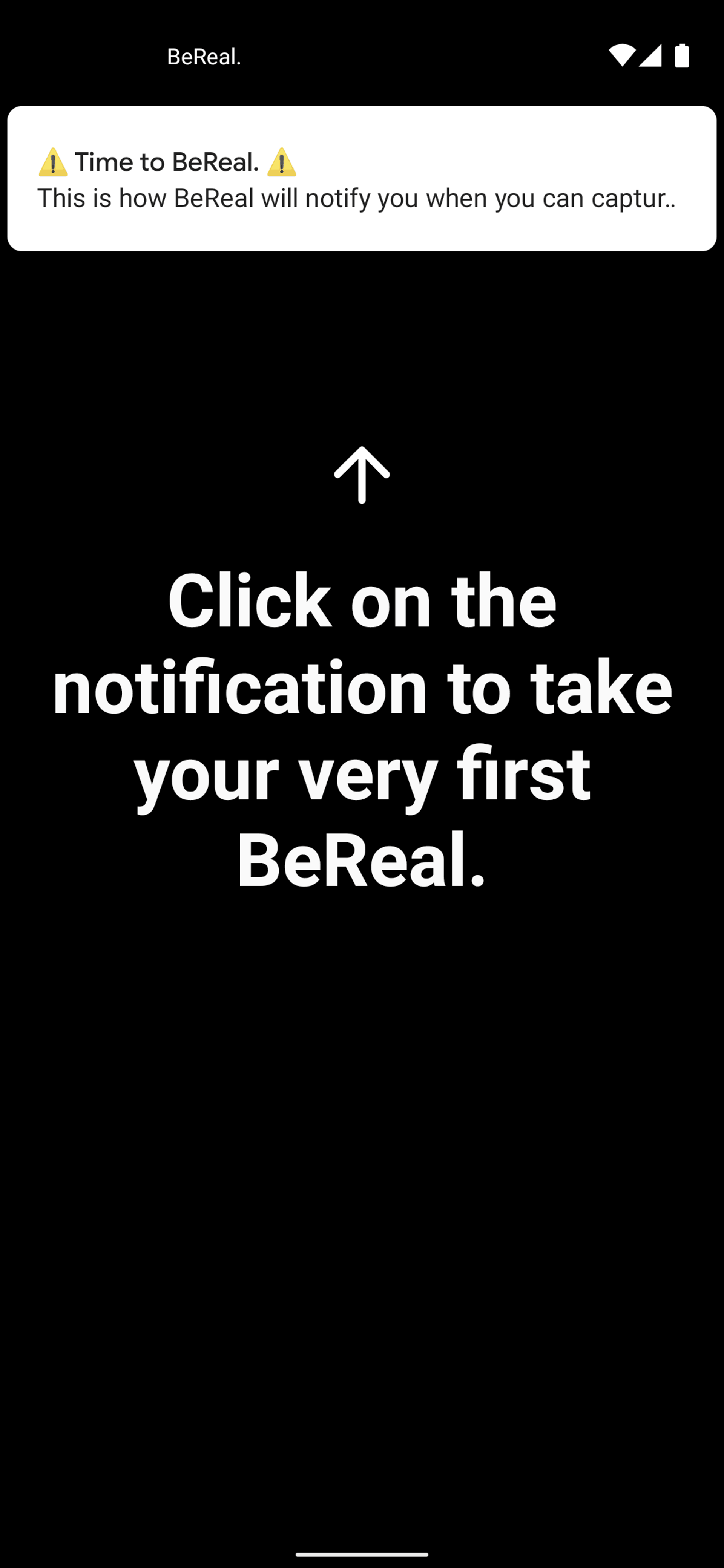 BeReal. Android Social Networking interface screenshot 19