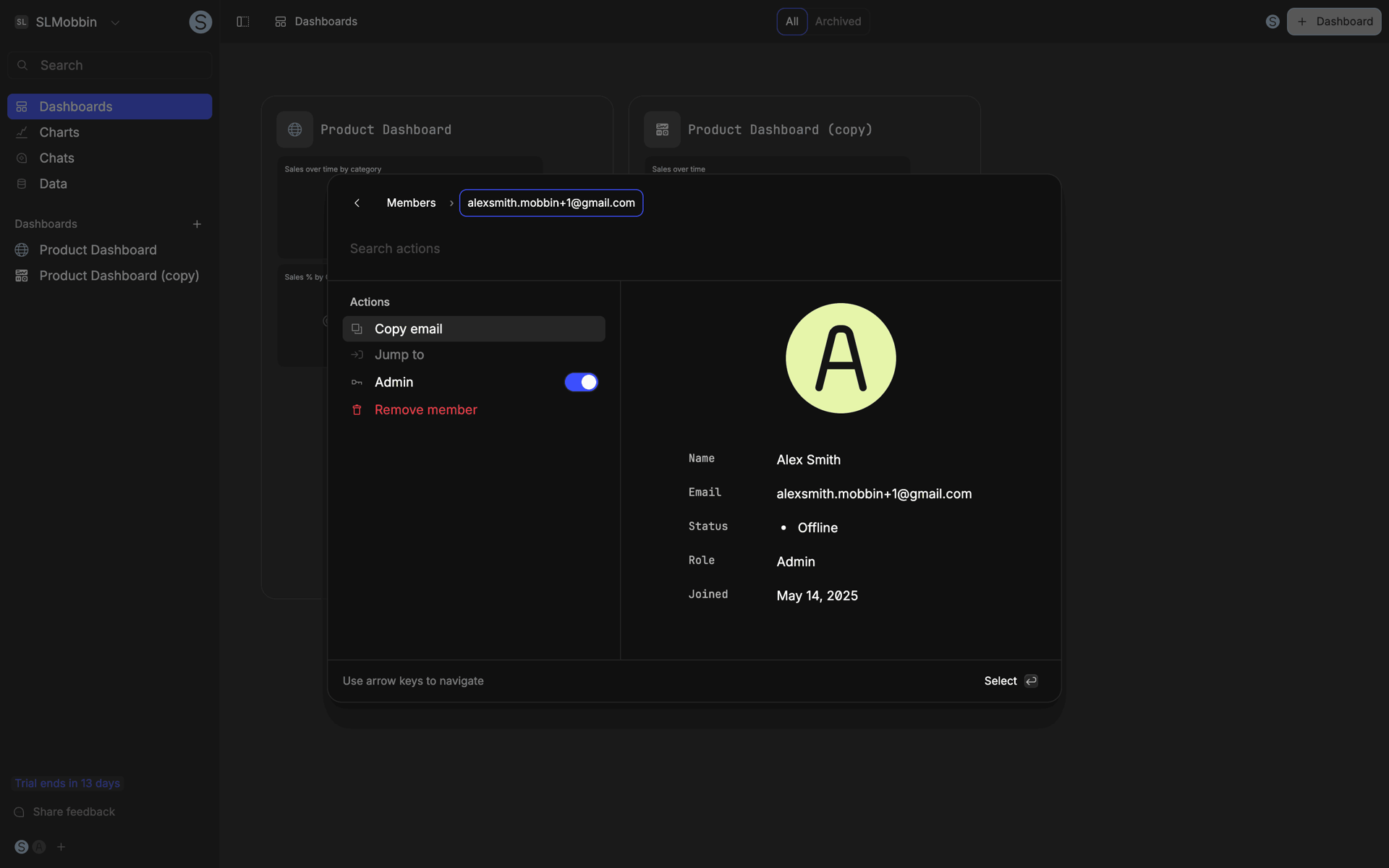 Basedash Web Business interface screenshot 11