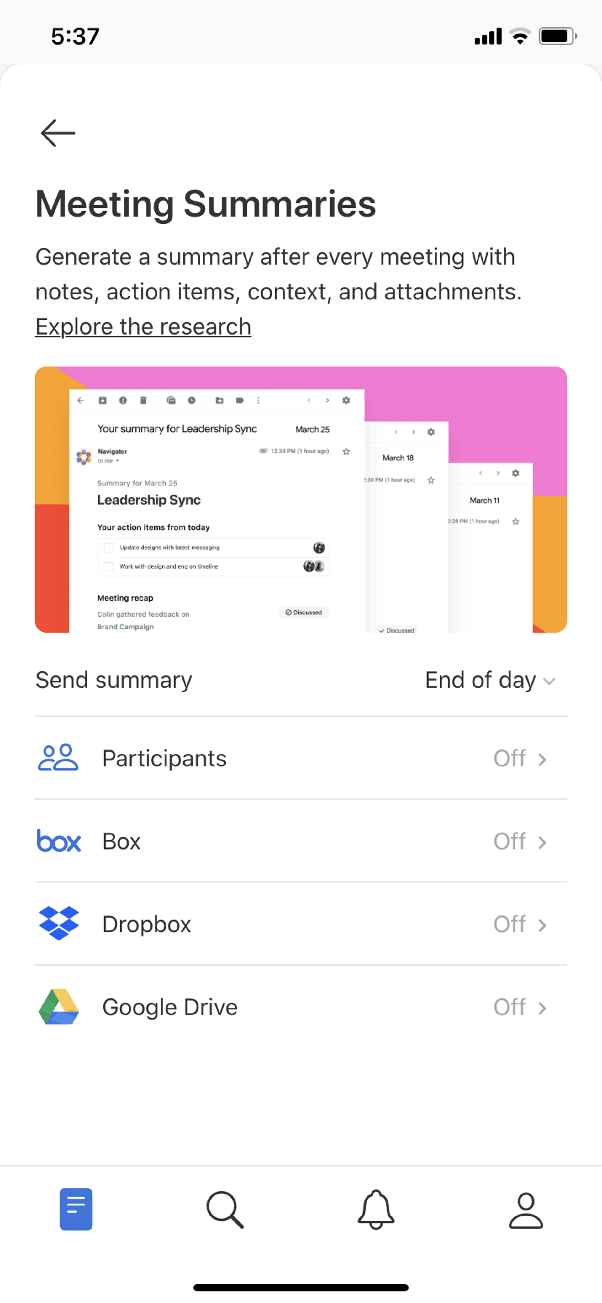 Navigator iOS Productivity interface screenshot 22