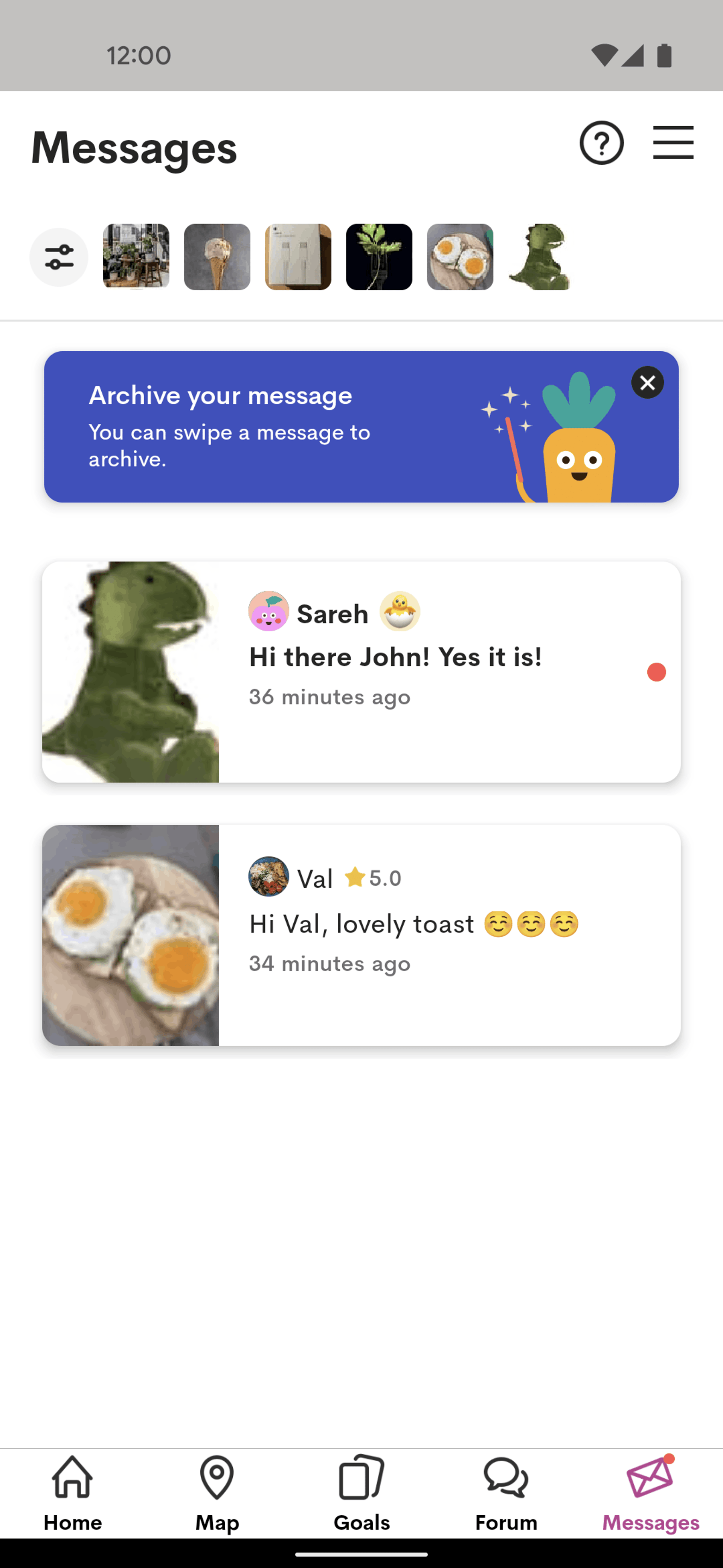 OLIO Android Food & Drink interface screenshot 5