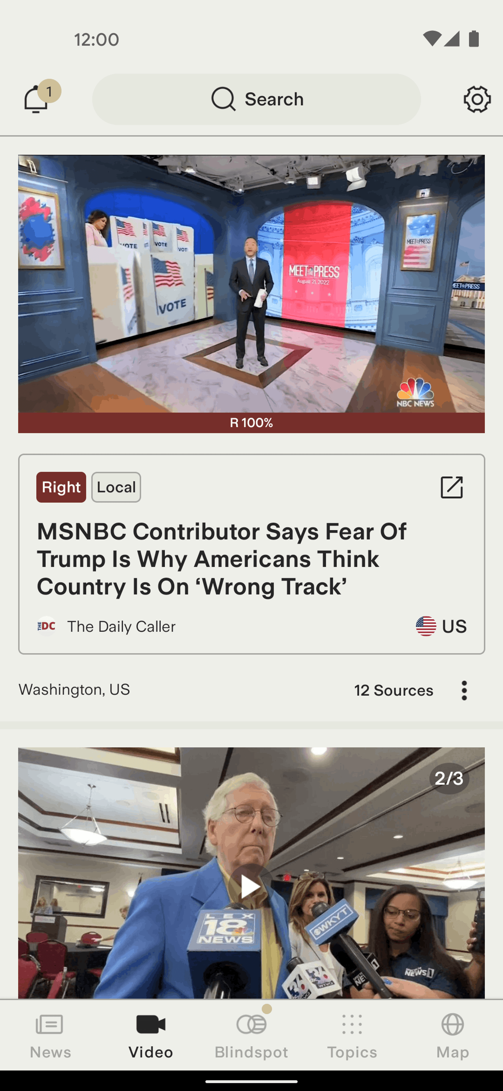 Ground News Android News interface screenshot 5