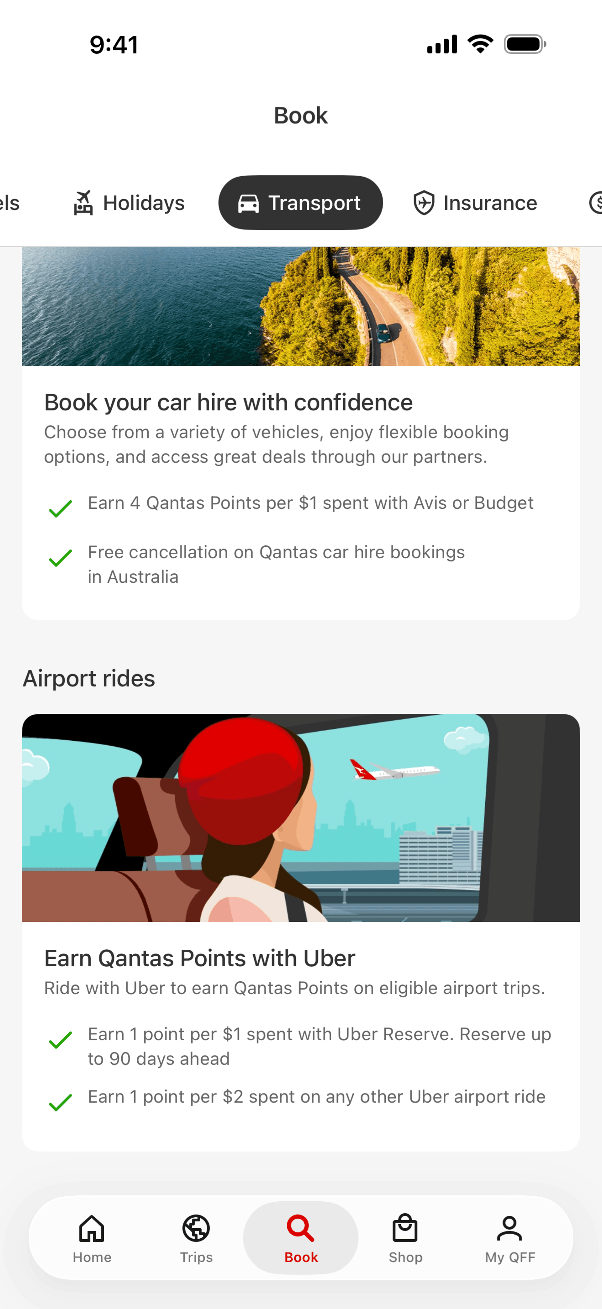 Qantas Airways iOS Travel & Transportation interface screenshot 19