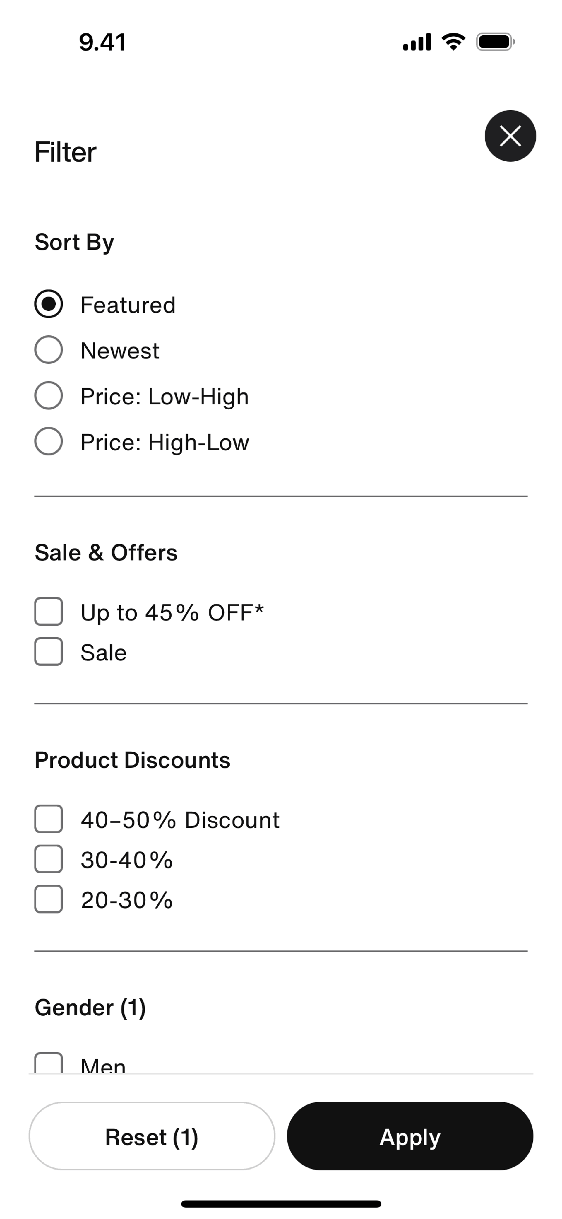 Nike iOS Shopping interface screenshot 12