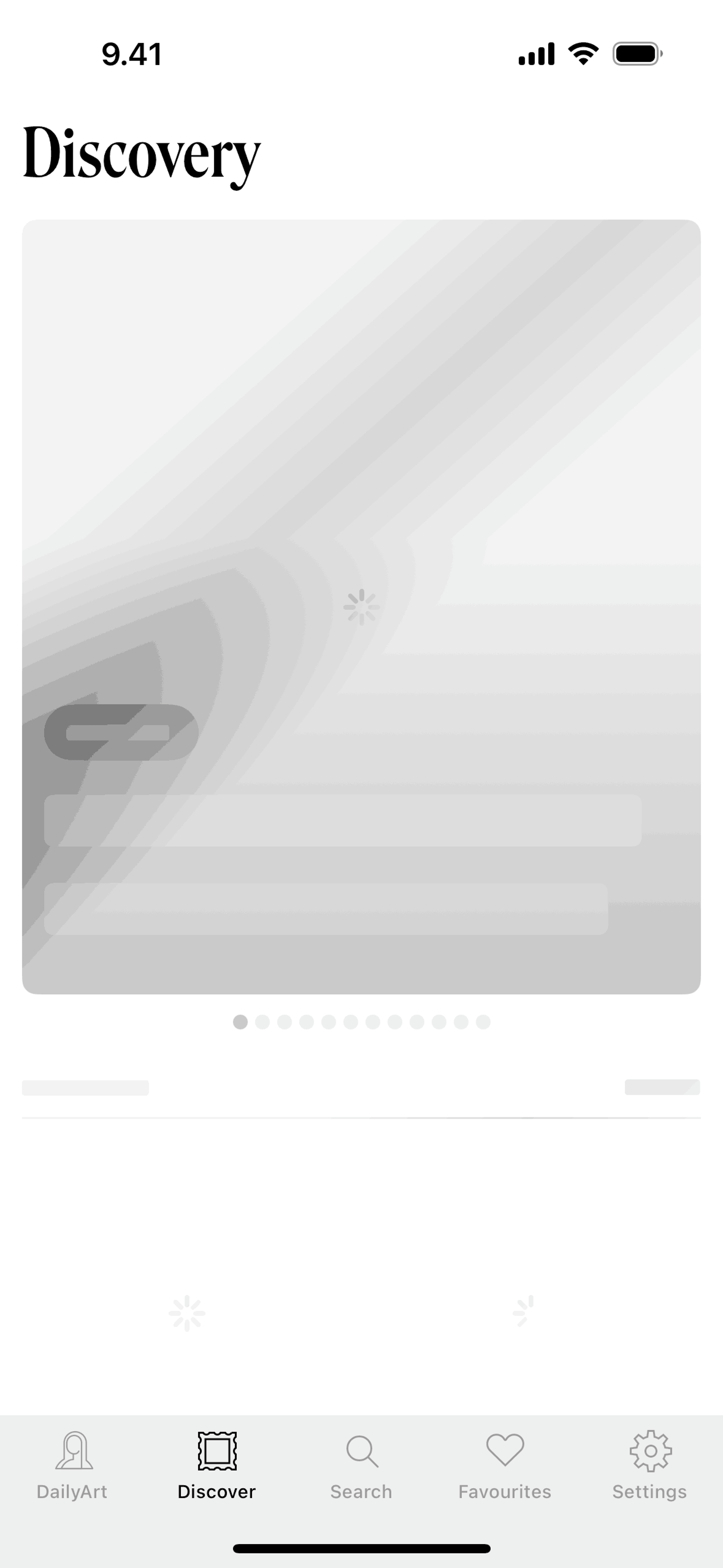 DailyArt iOS Education interface screenshot 19