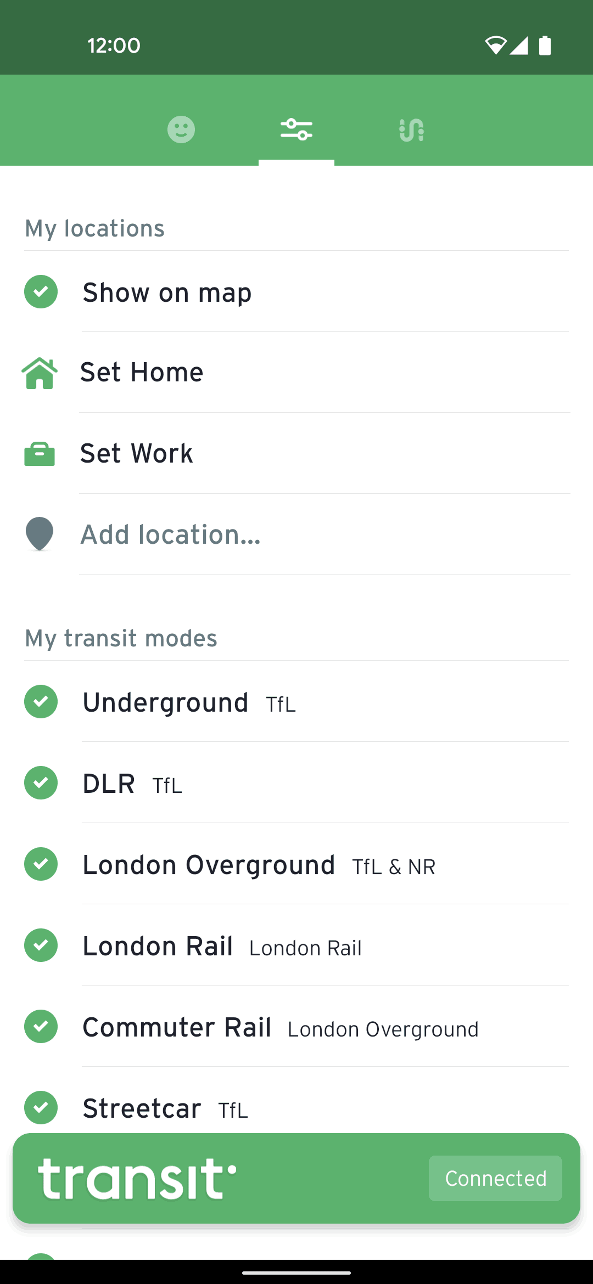 Transit Android Maps & Navigation interface screenshot 7