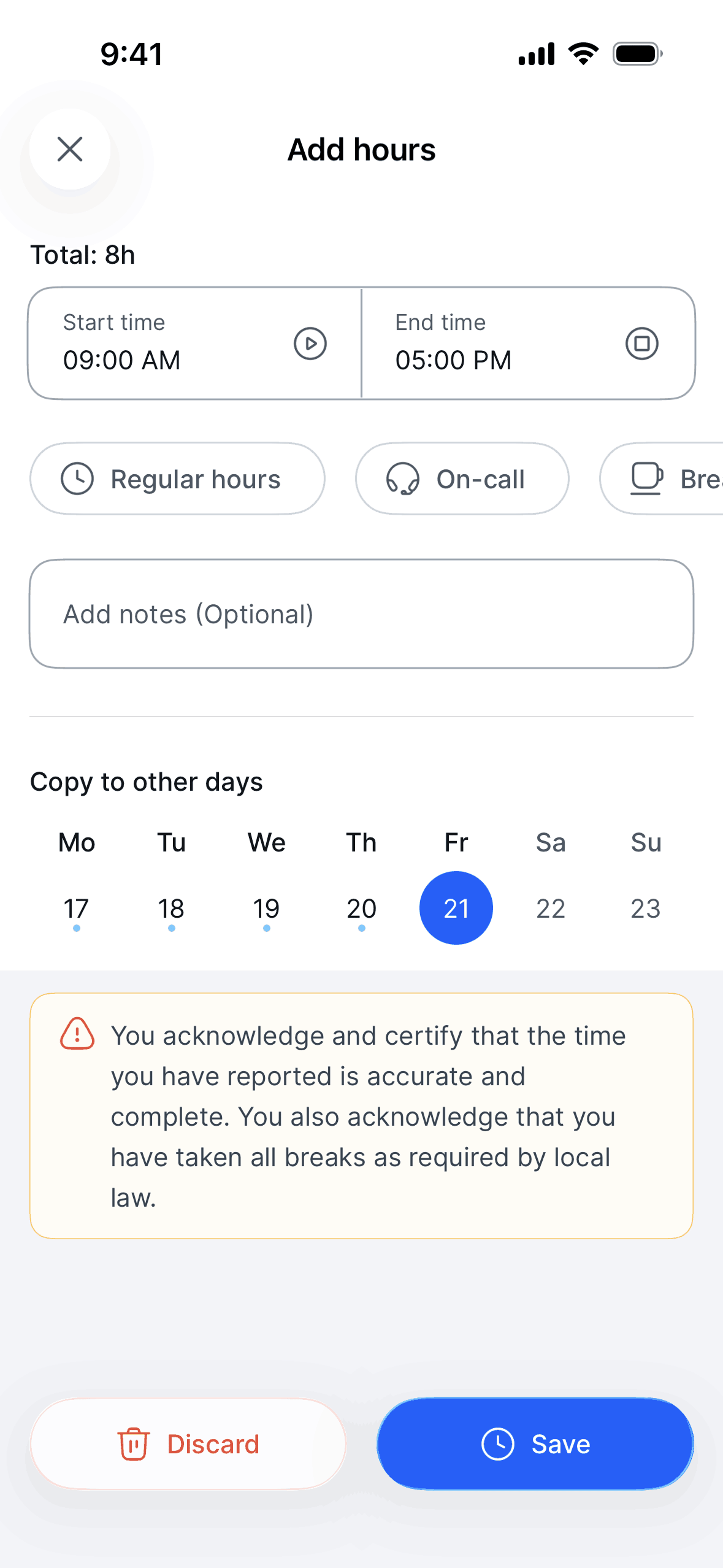 Remote Global HR iOS Business interface screenshot 12