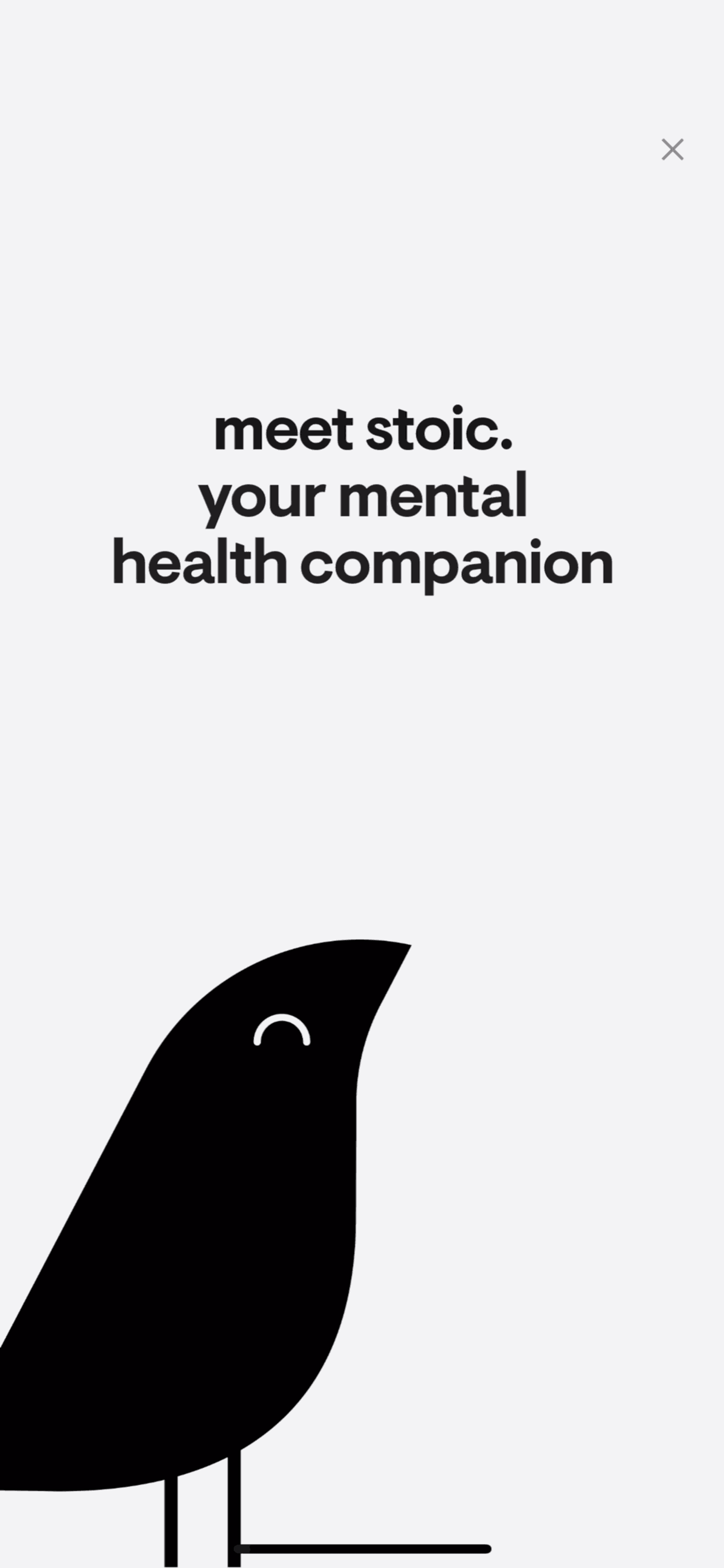 stoic. iOS Health & Fitness interface screenshot 3