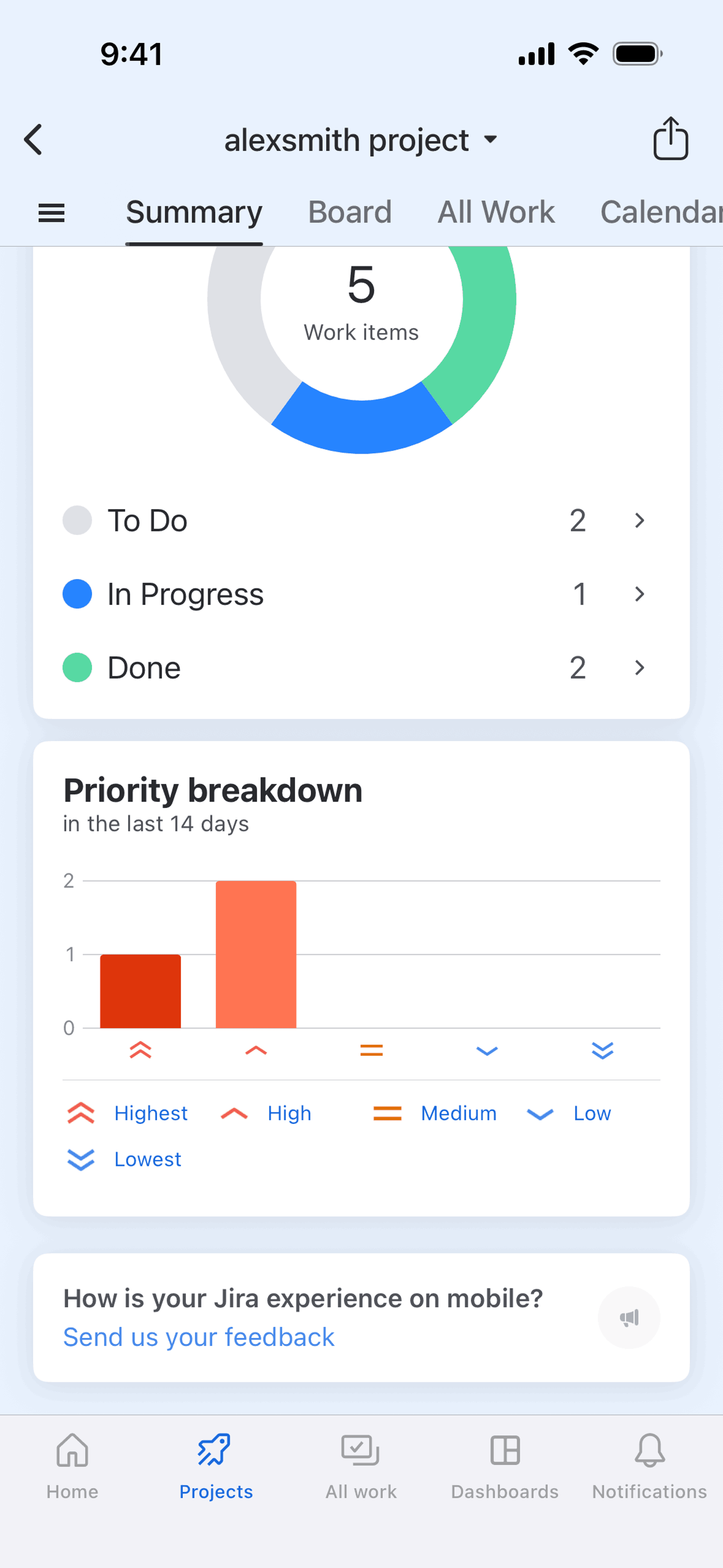 Jira Cloud iOS Business interface screenshot 15