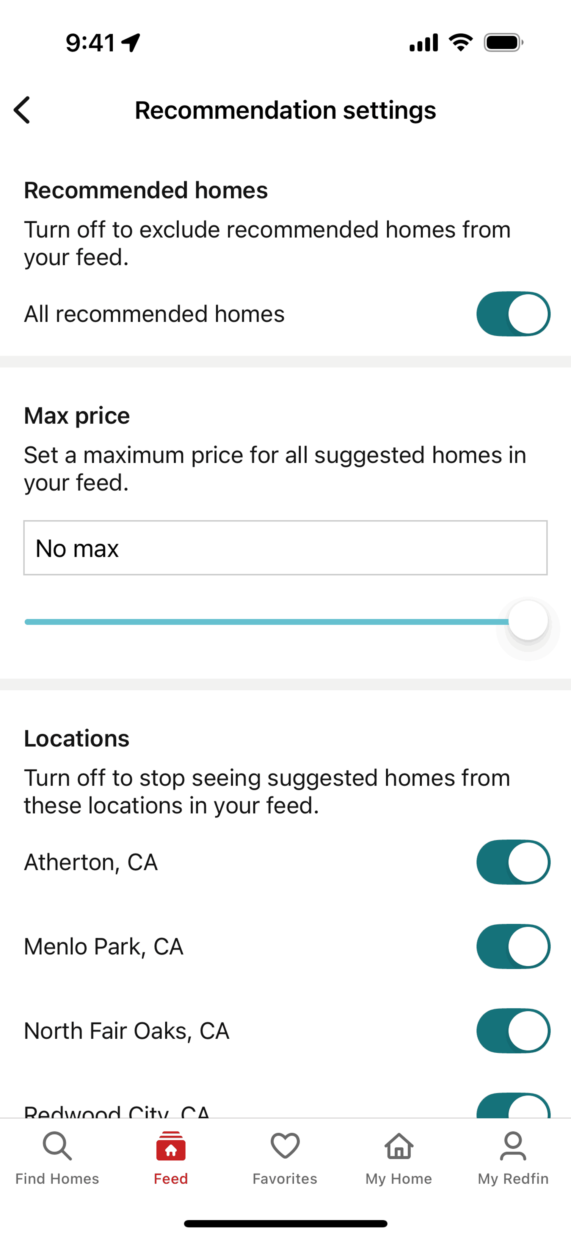 Redfin iOS Real Estate interface screenshot 7