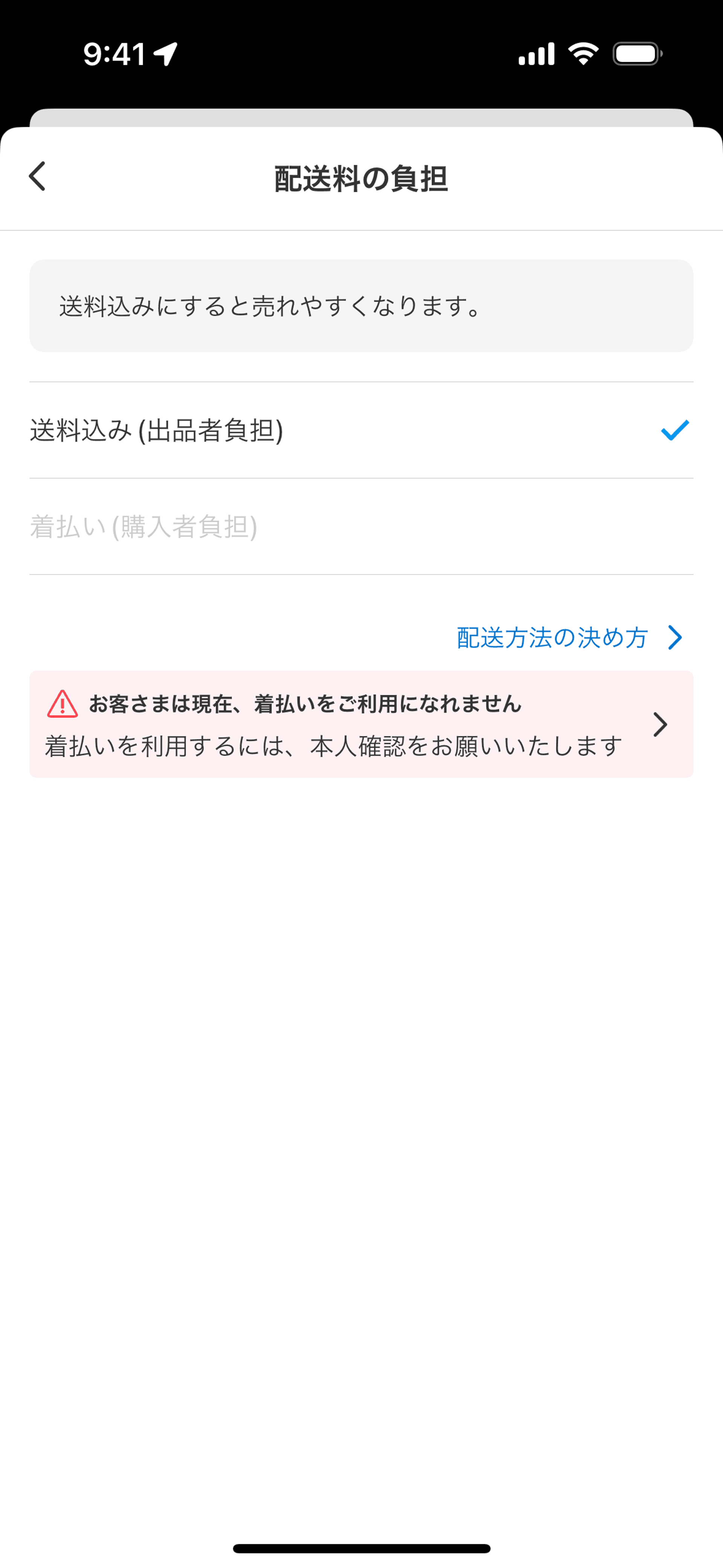 Mercari iOS Shopping interface screenshot 20