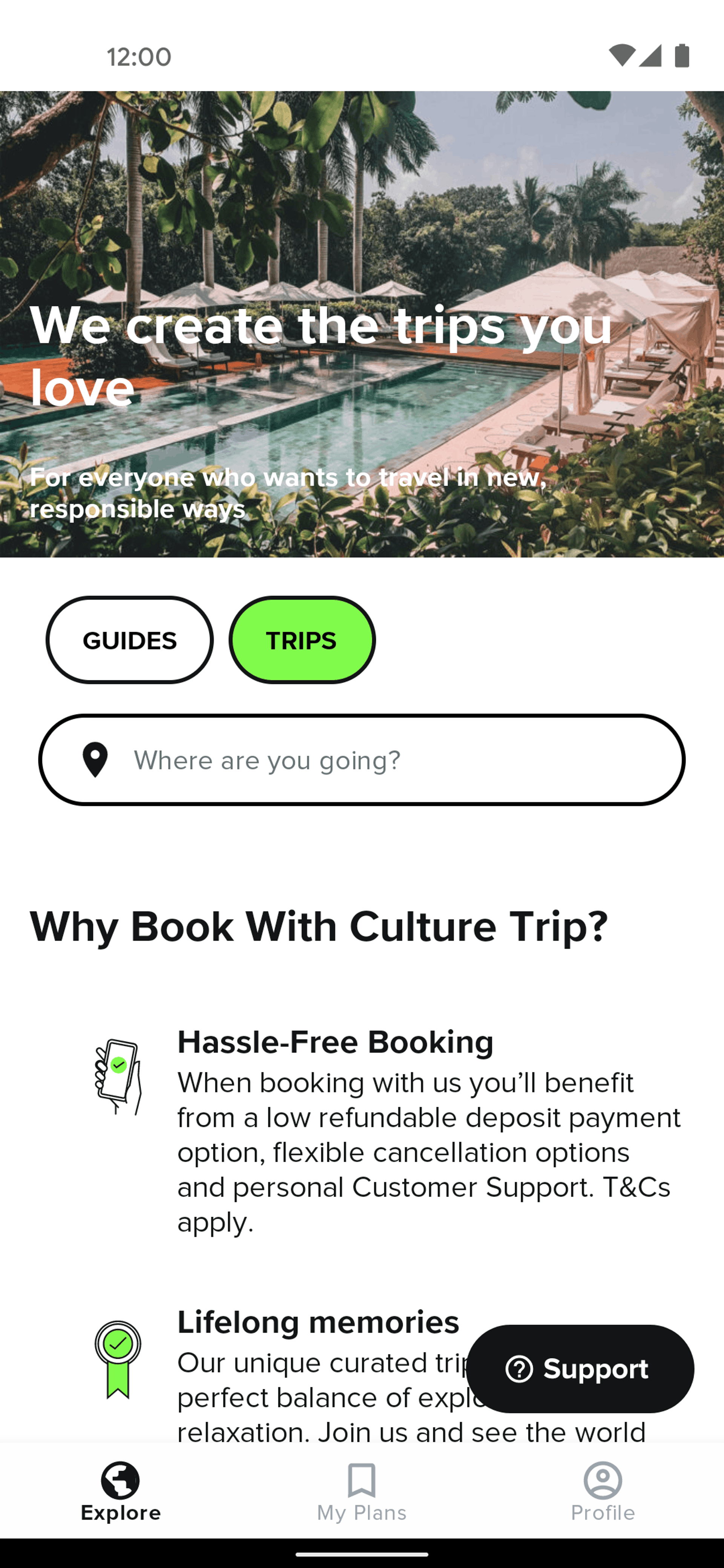 Culture Trip Android Travel & Transportation interface screenshot 15