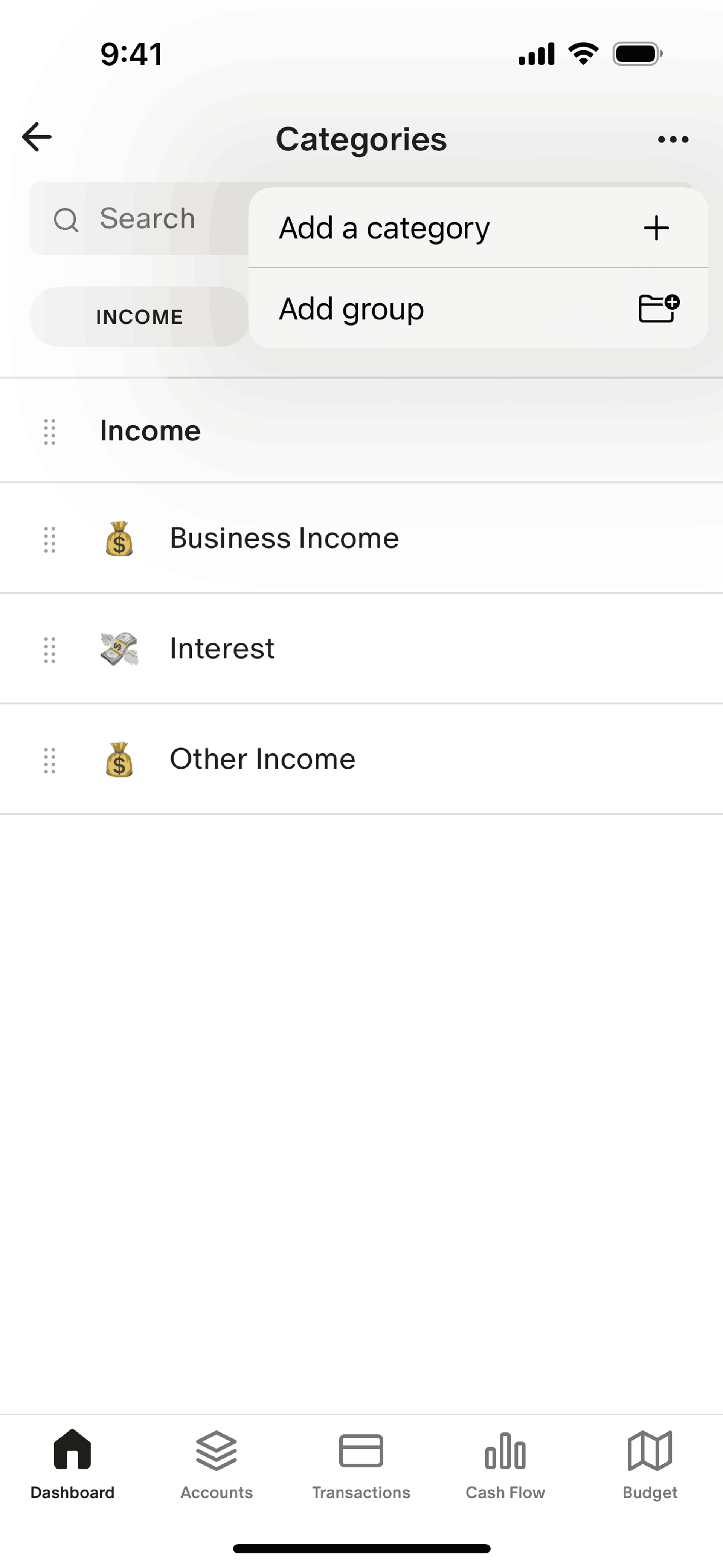 Monarch iOS Finance interface screenshot 3