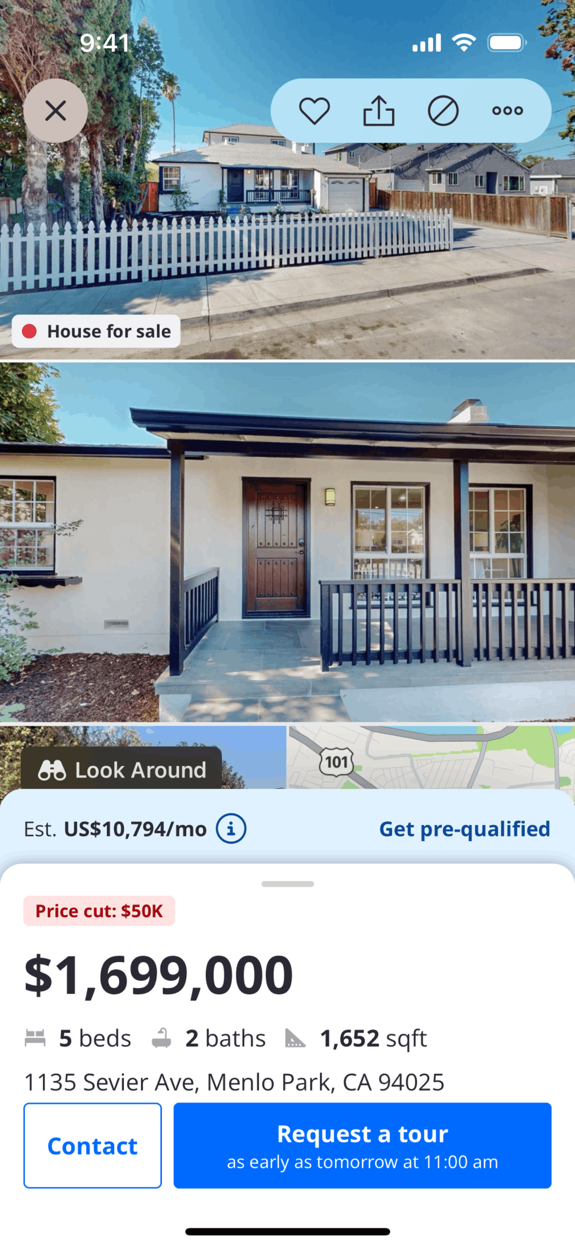 Zillow iOS Real Estate interface screenshot 10