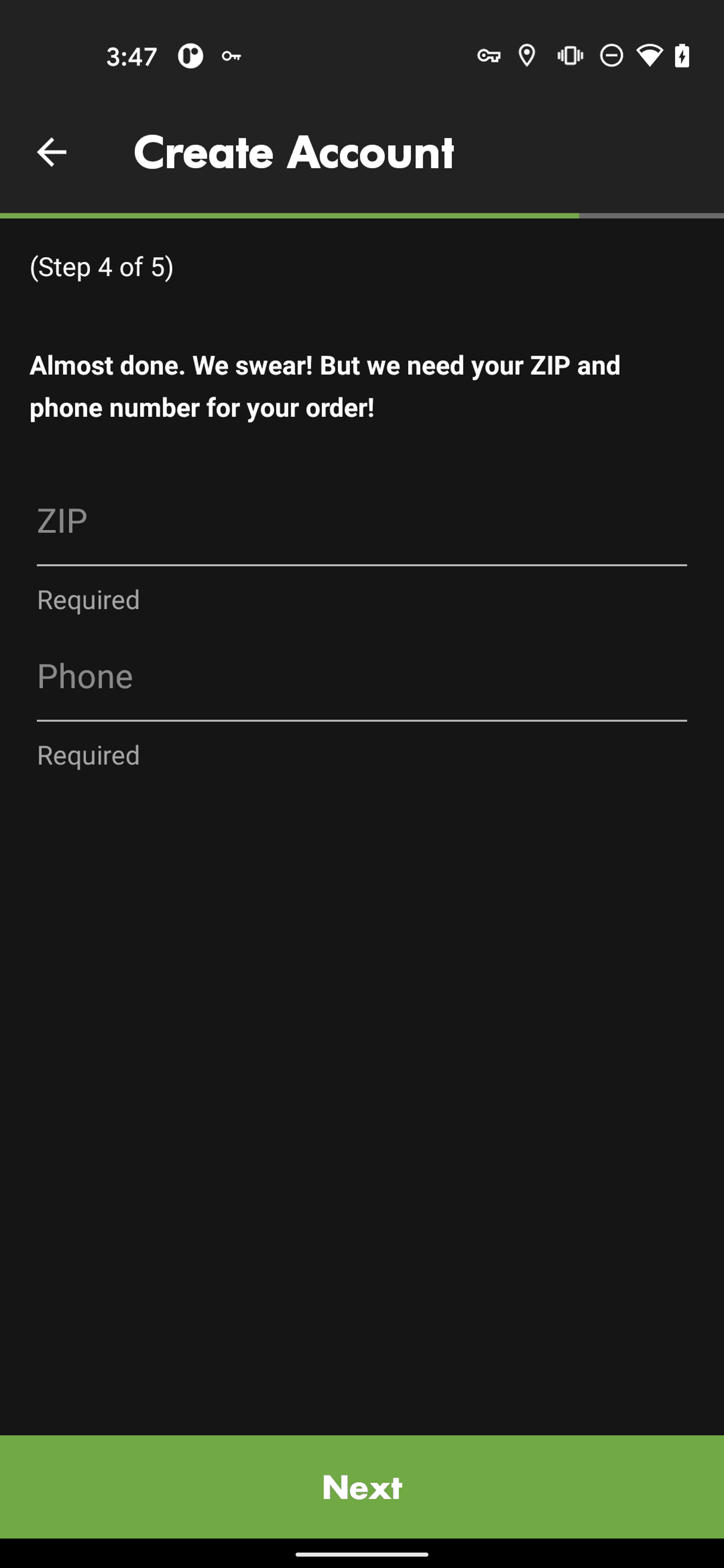Shake Shack Android Food & Drink interface screenshot 14
