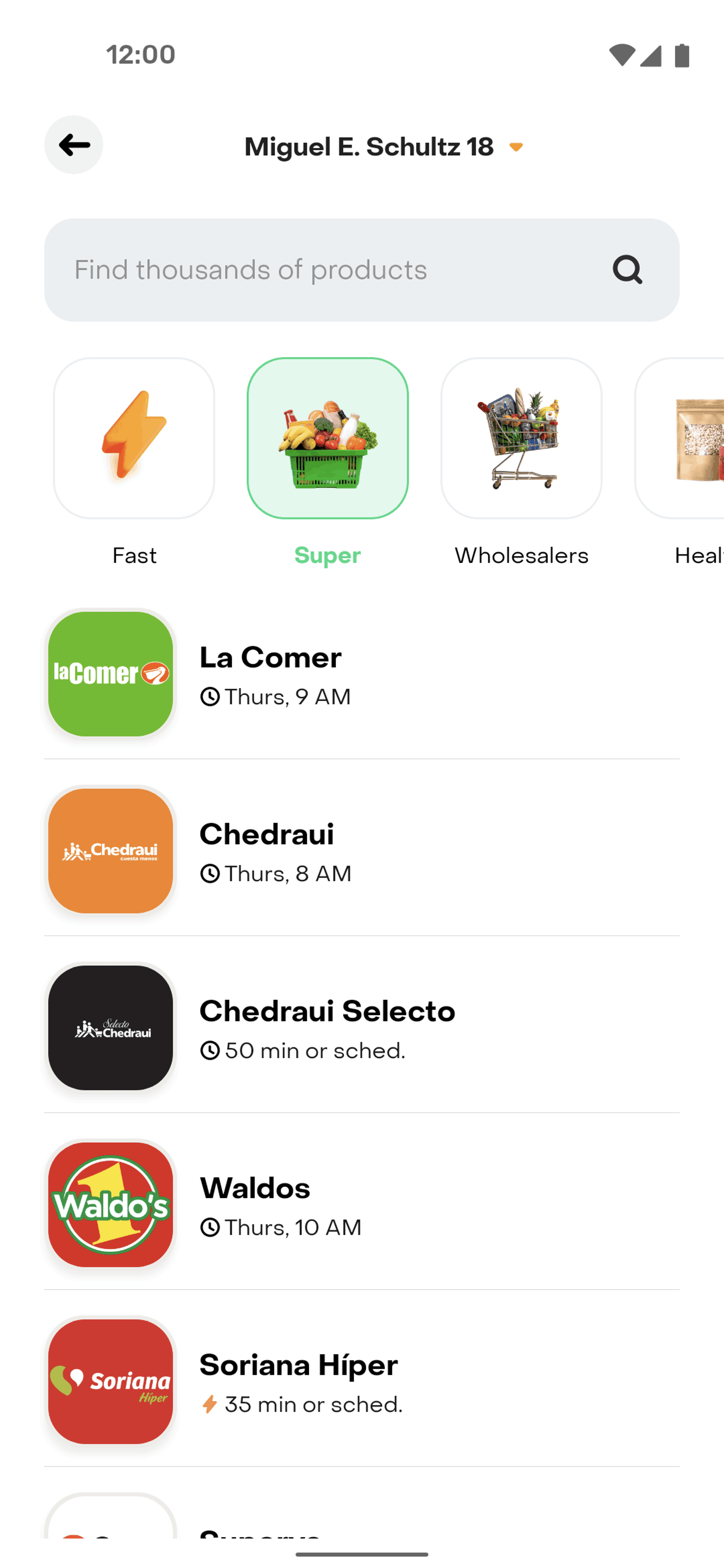 Rappi Android Food & Drink interface screenshot 23