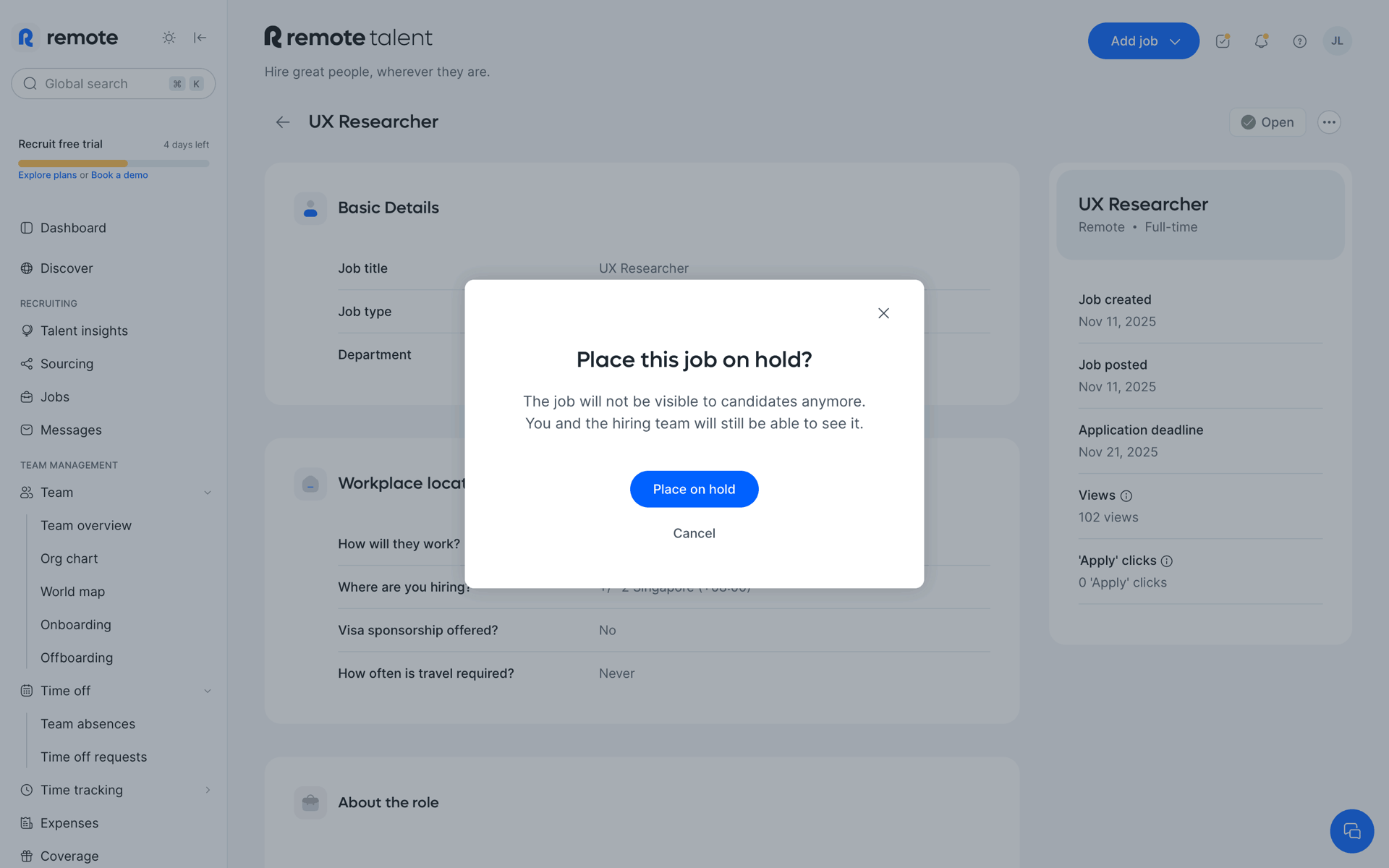 Remote Web Business interface screenshot 23