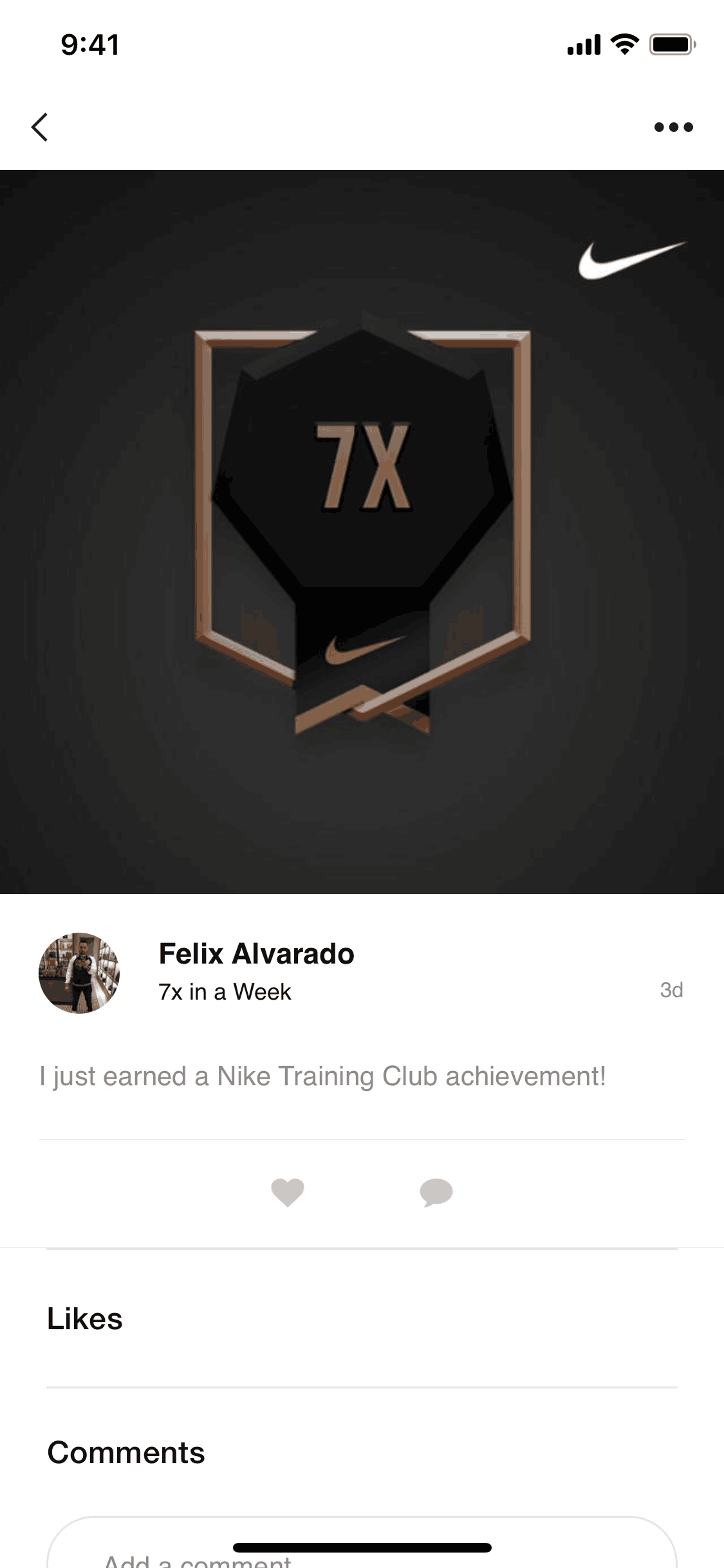 Nike Training Club iOS Health & Fitness interface screenshot 13