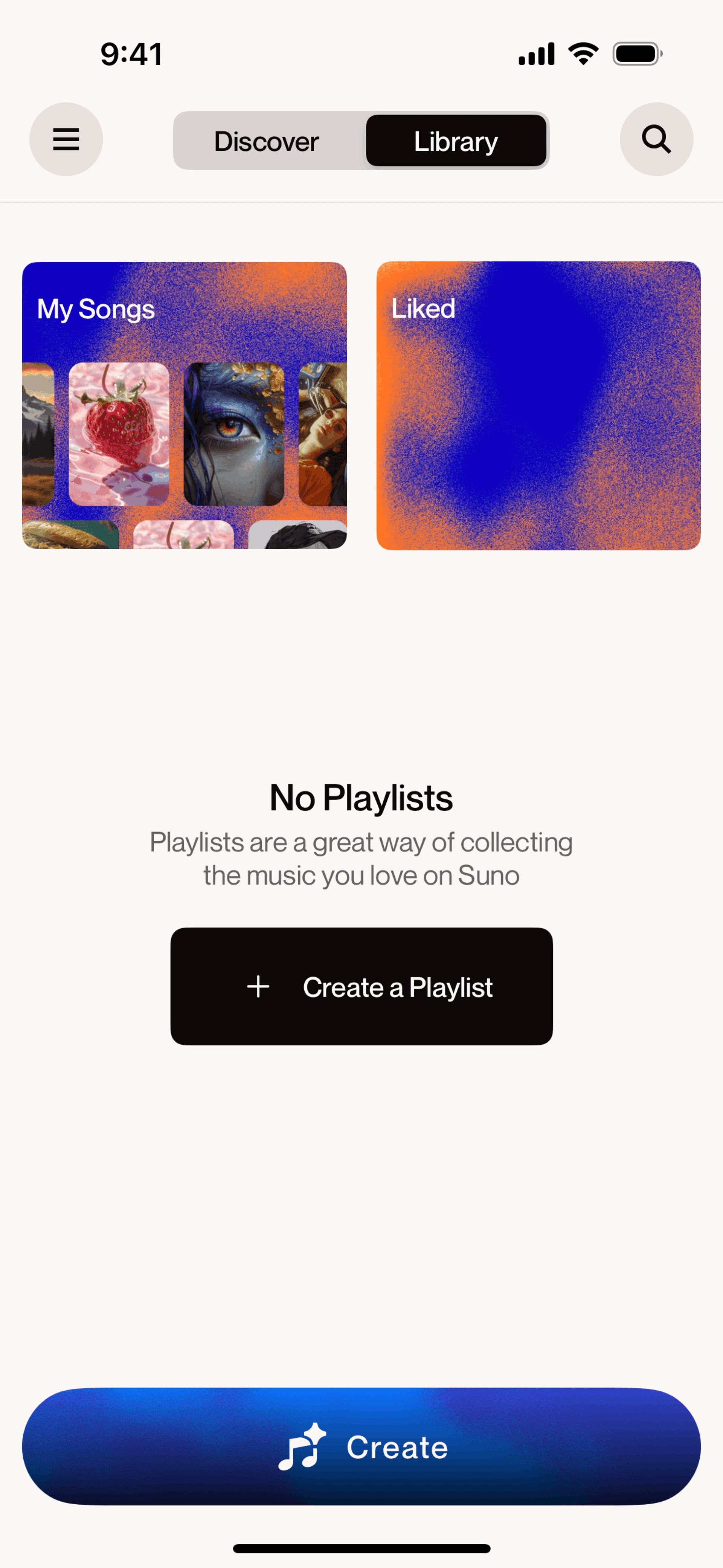 Suno iOS AI interface screenshot 22