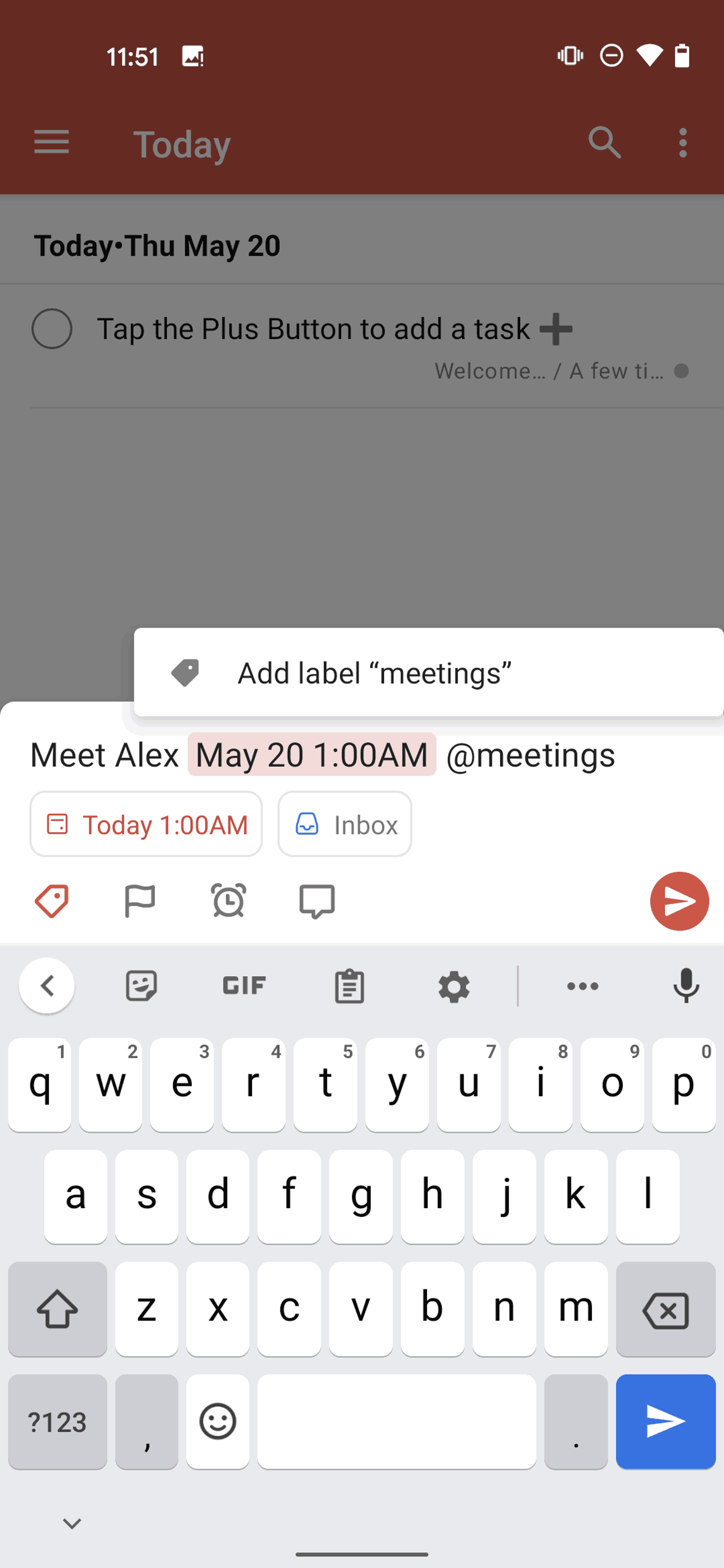 Todoist Android Collaboration interface screenshot 18