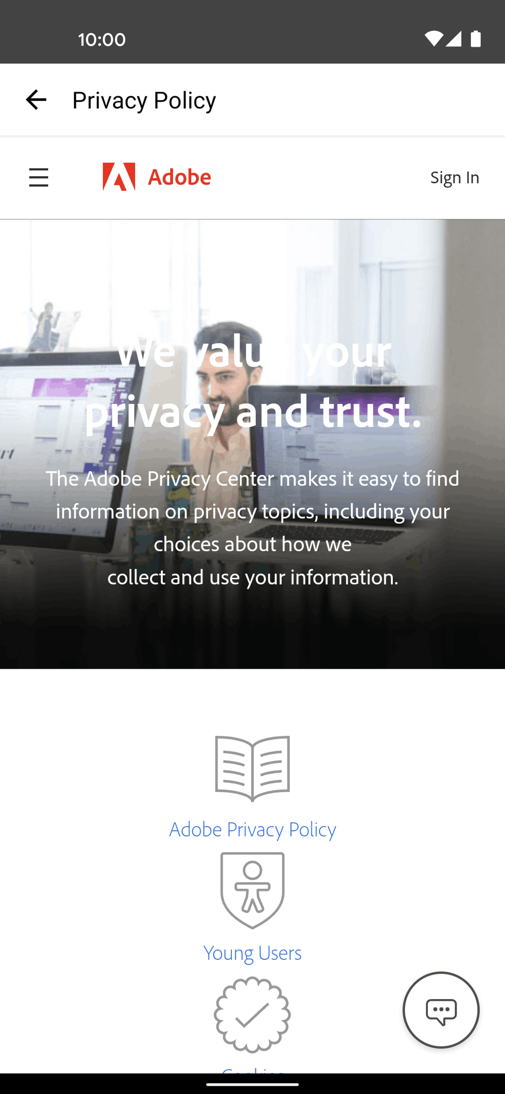 Behance Android Social Networking interface screenshot 18