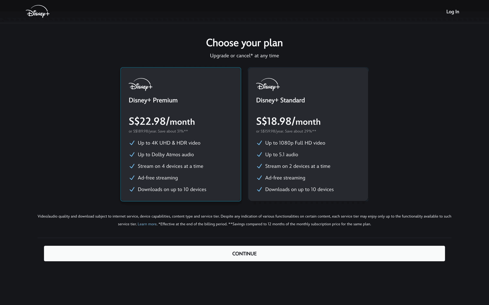 Disney+ Web Entertainment interface screenshot 3