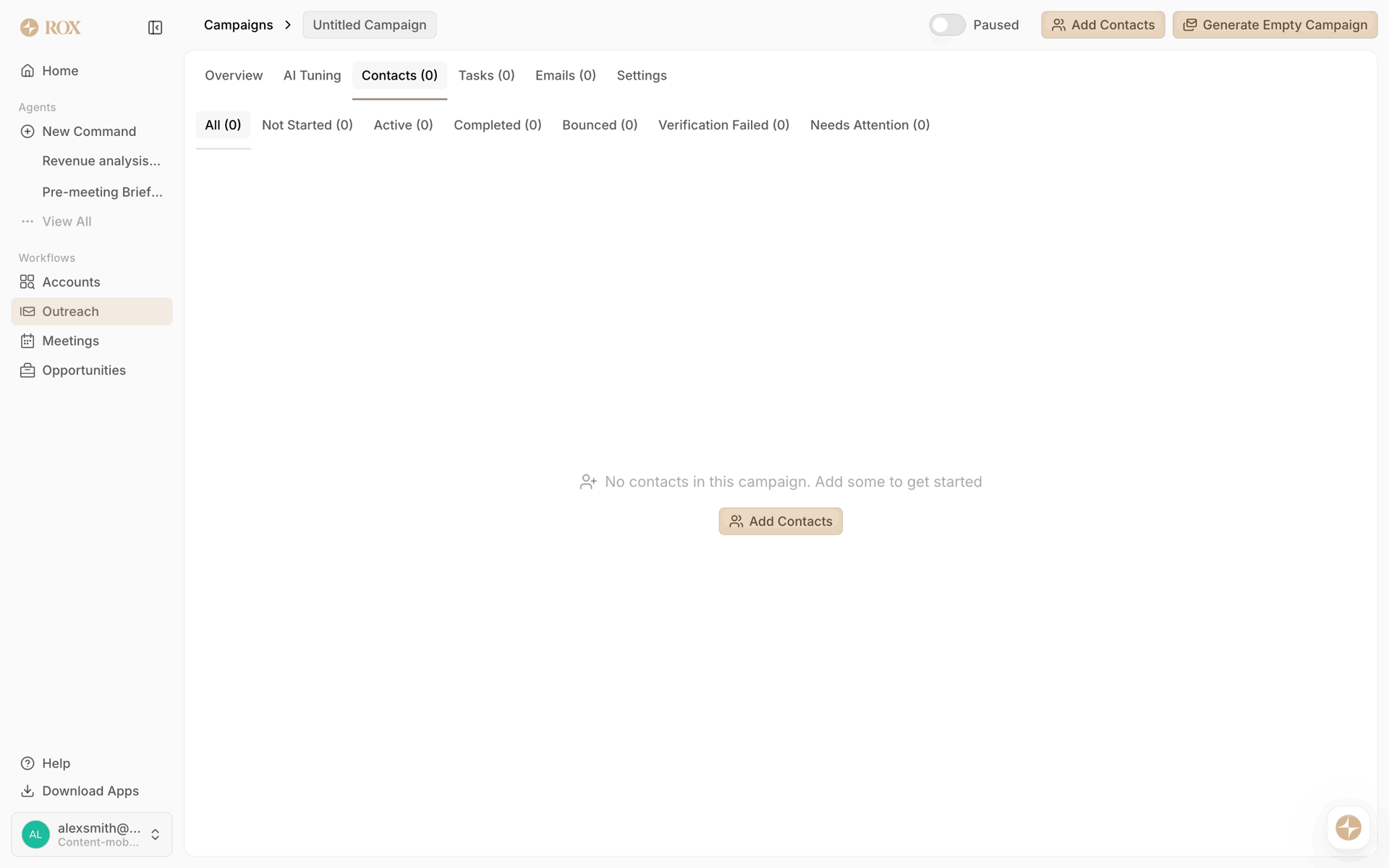 Rox Web Business interface screenshot 20