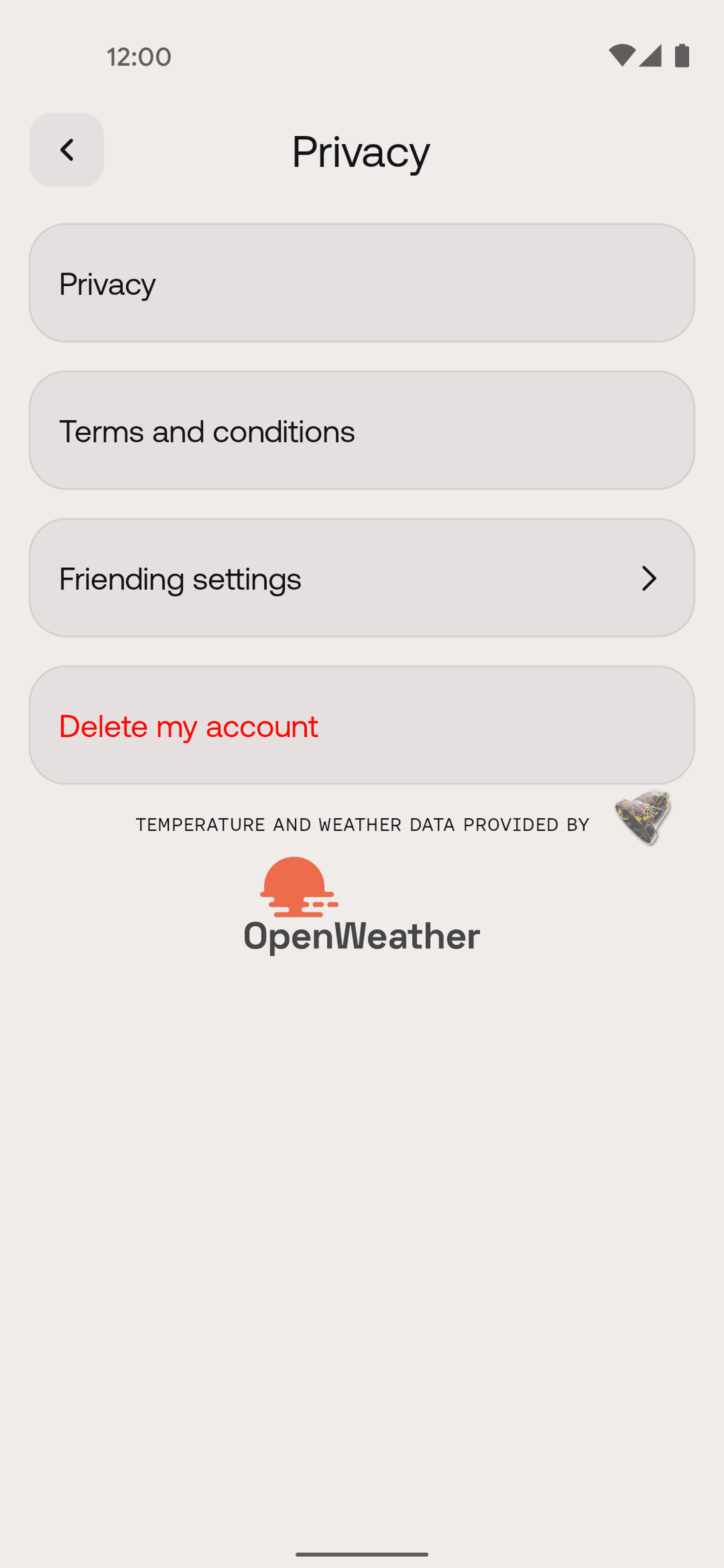 Bump Android Social Networking interface screenshot 24