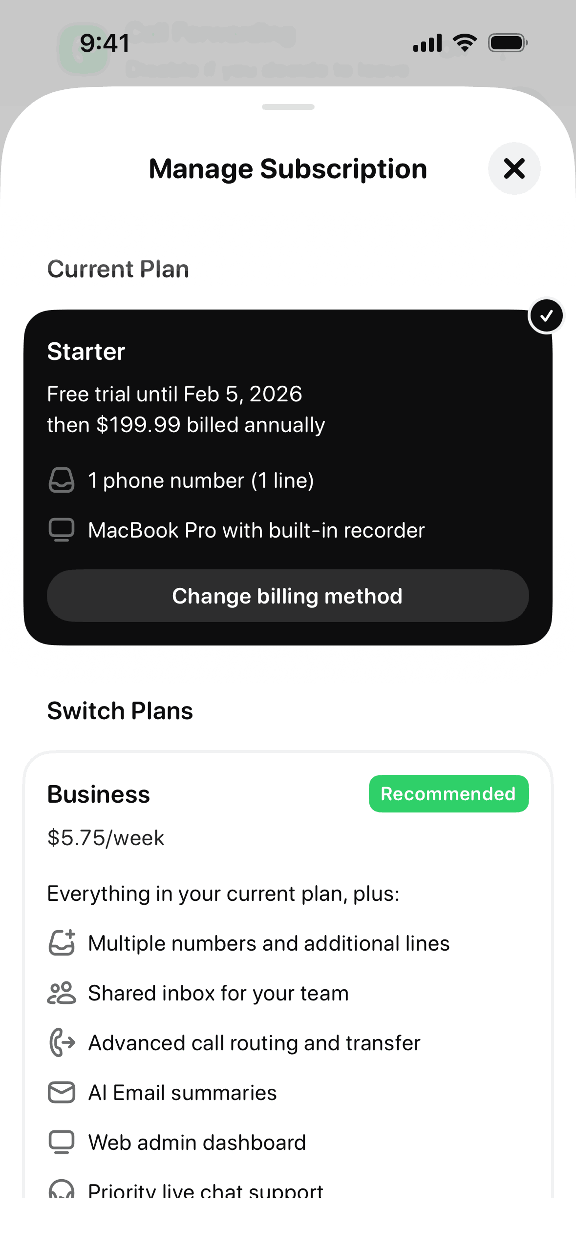 Beside iOS AI interface screenshot 4