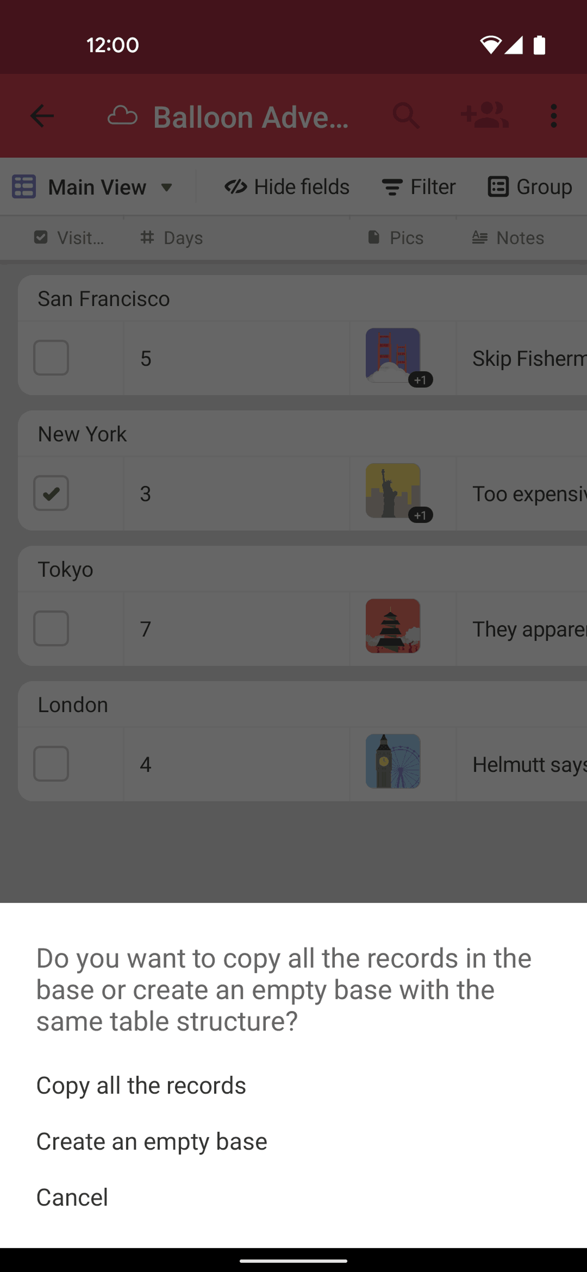 Airtable Android Productivity interface screenshot 23