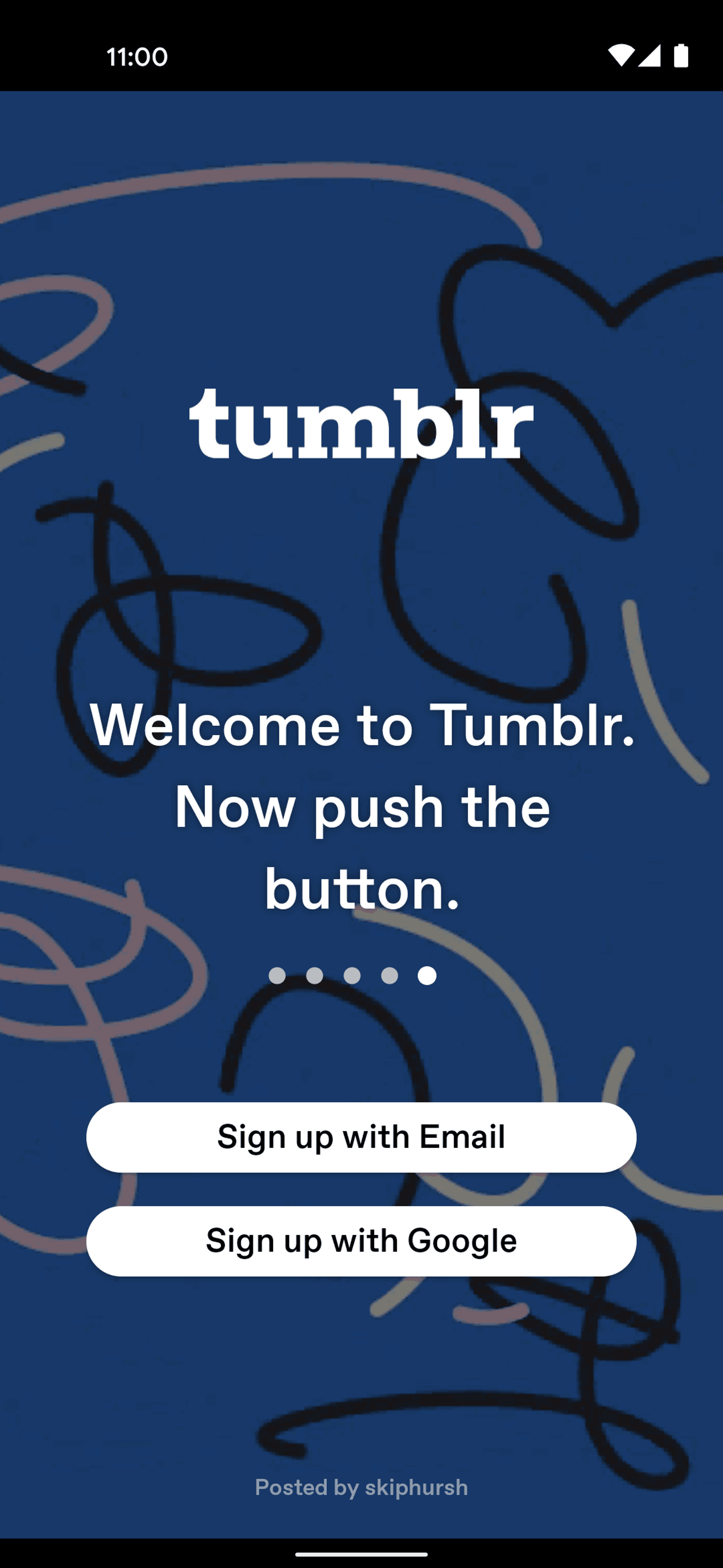 Tumblr Android Social Networking interface screenshot 7