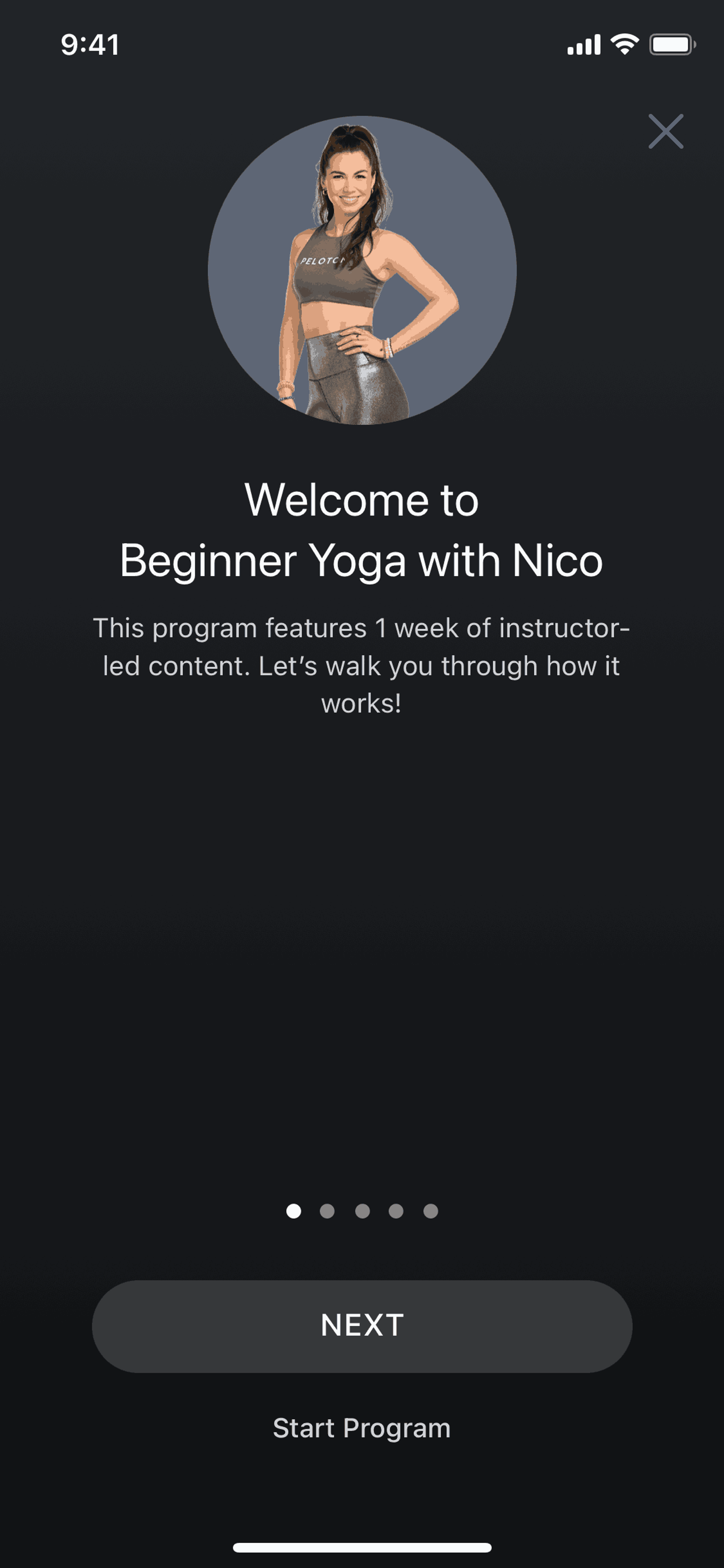Peloton iOS Health & Fitness interface screenshot 15