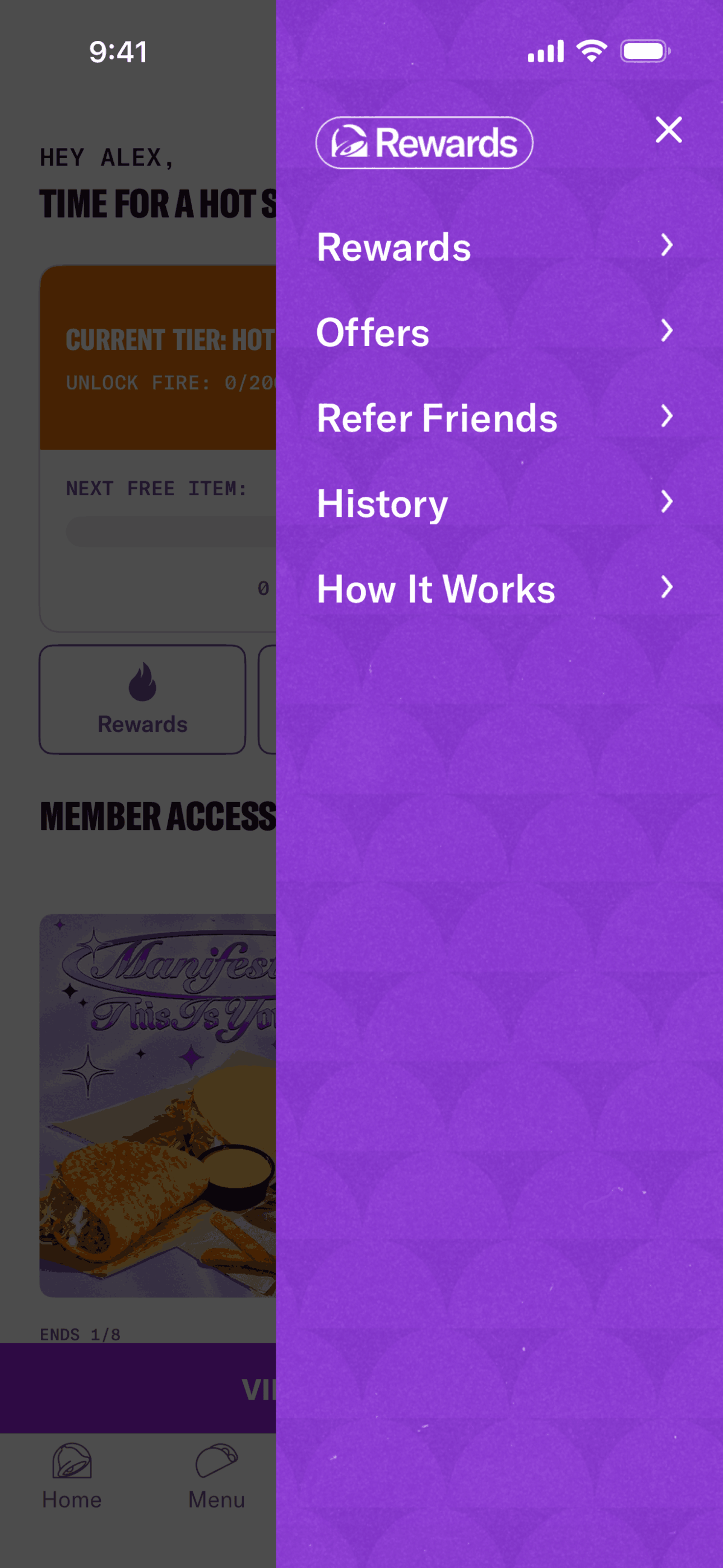 Taco Bell iOS Food & Drink interface screenshot 16