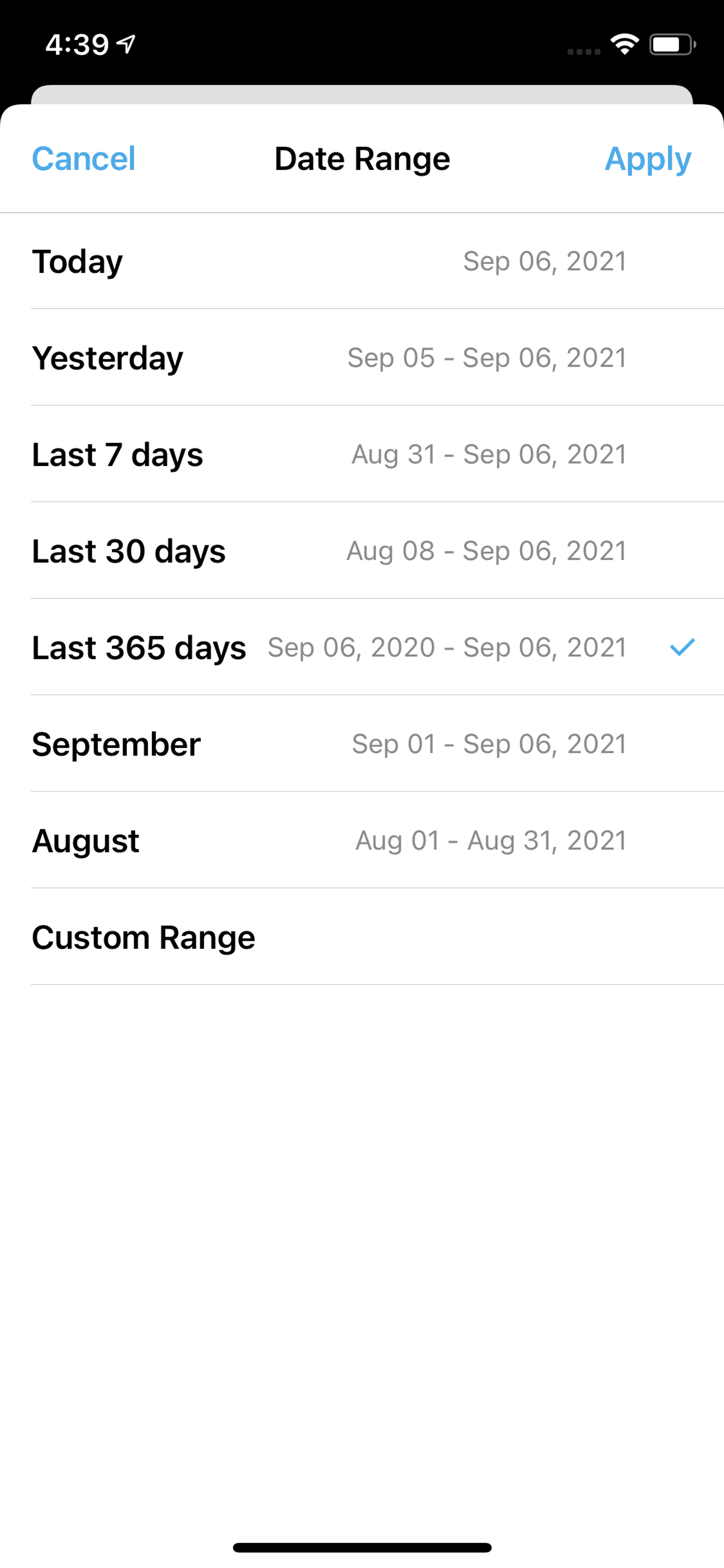 Vimeo iOS Photo & Video interface screenshot 13