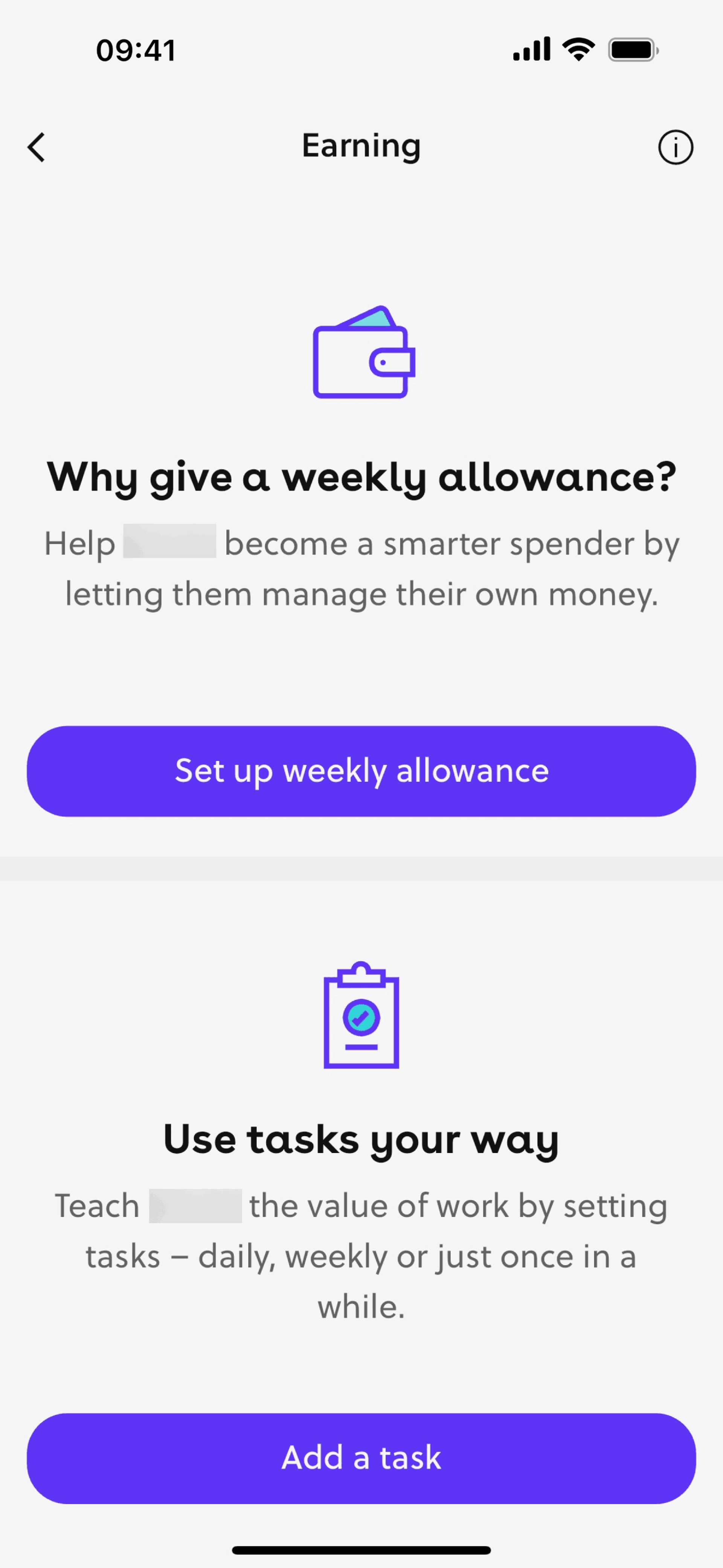 GoHenry iOS Finance interface screenshot 4