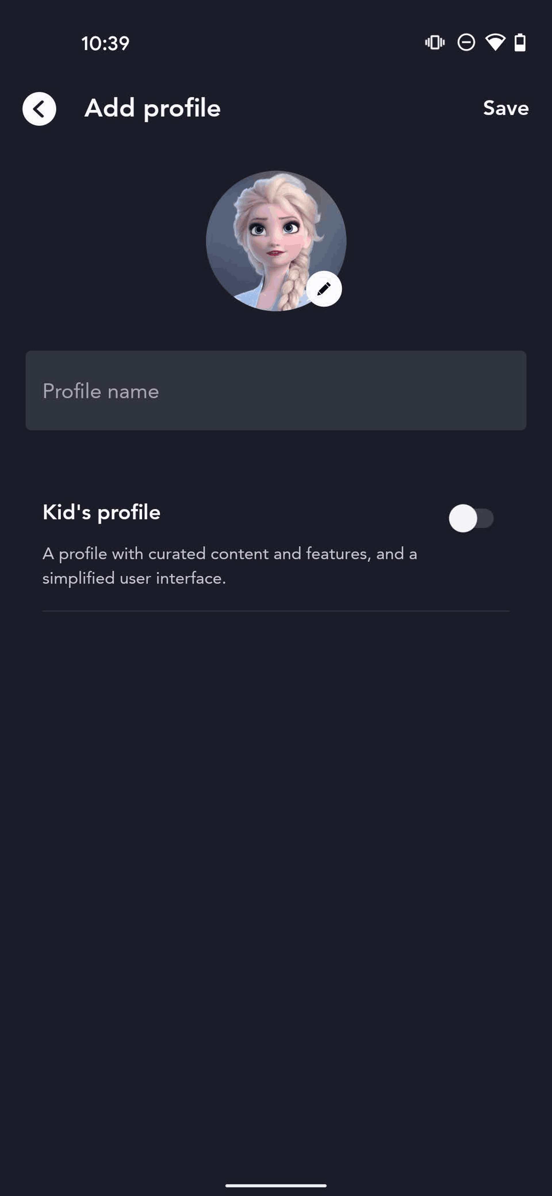 Disney+ Android Entertainment interface screenshot 17