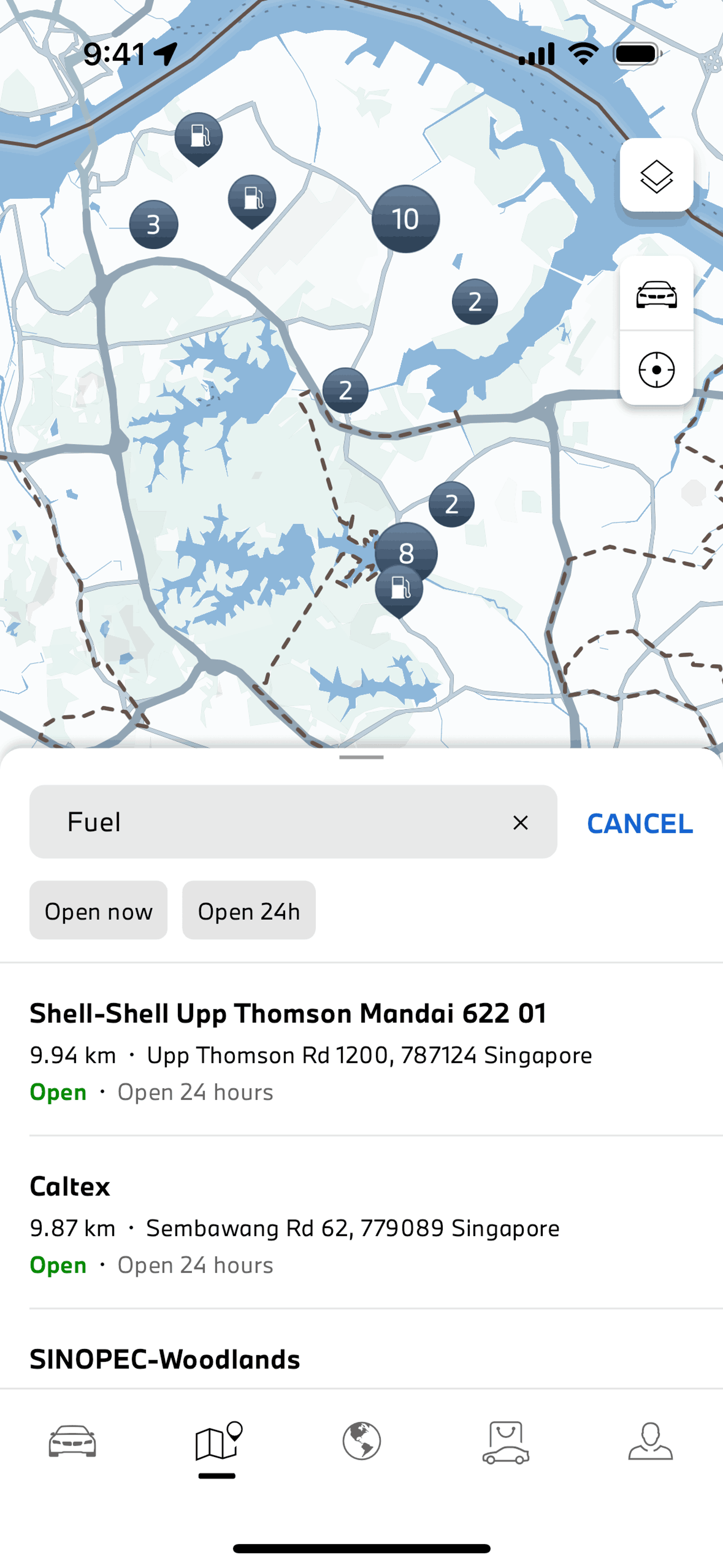 My BMW iOS Travel & Transportation interface screenshot 6