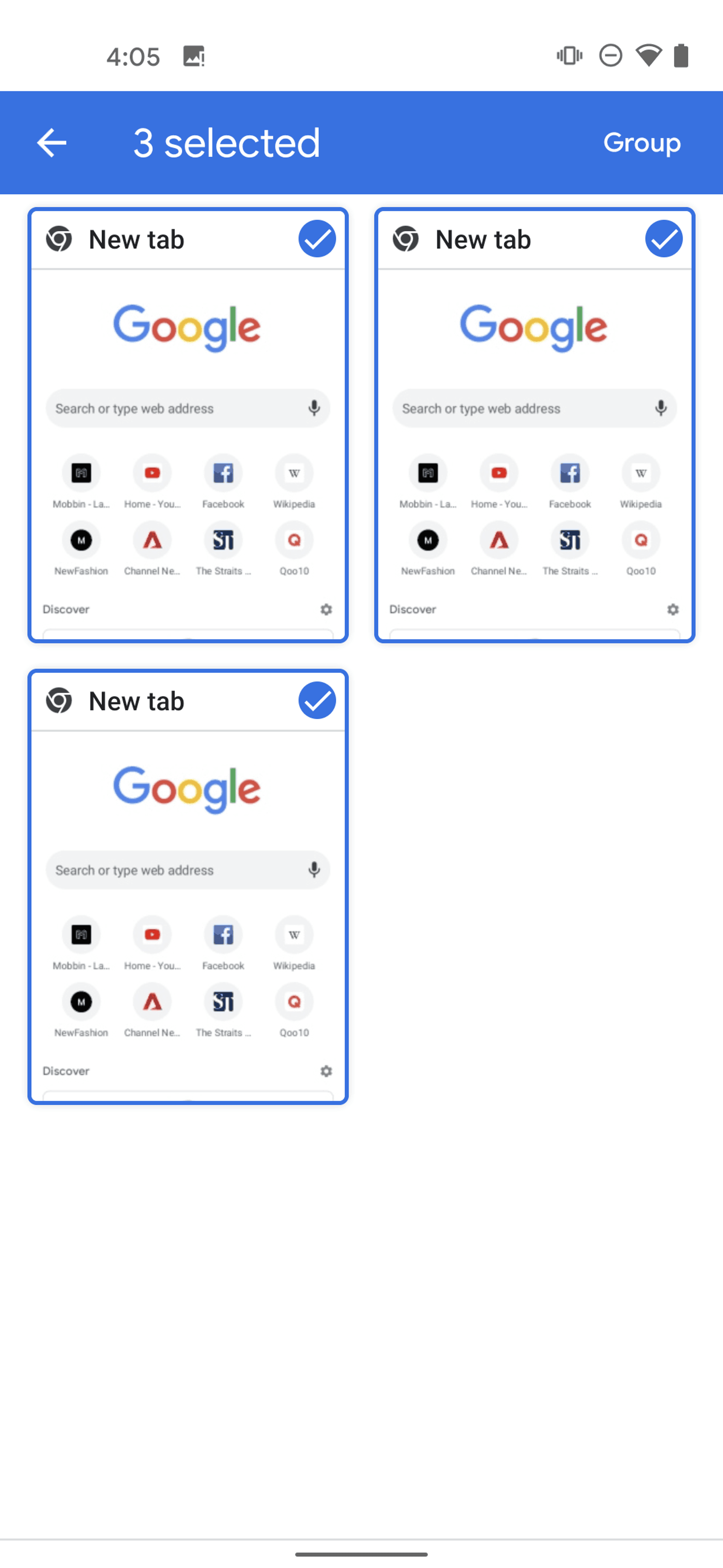 Google Chrome Android Utilities interface screenshot 13