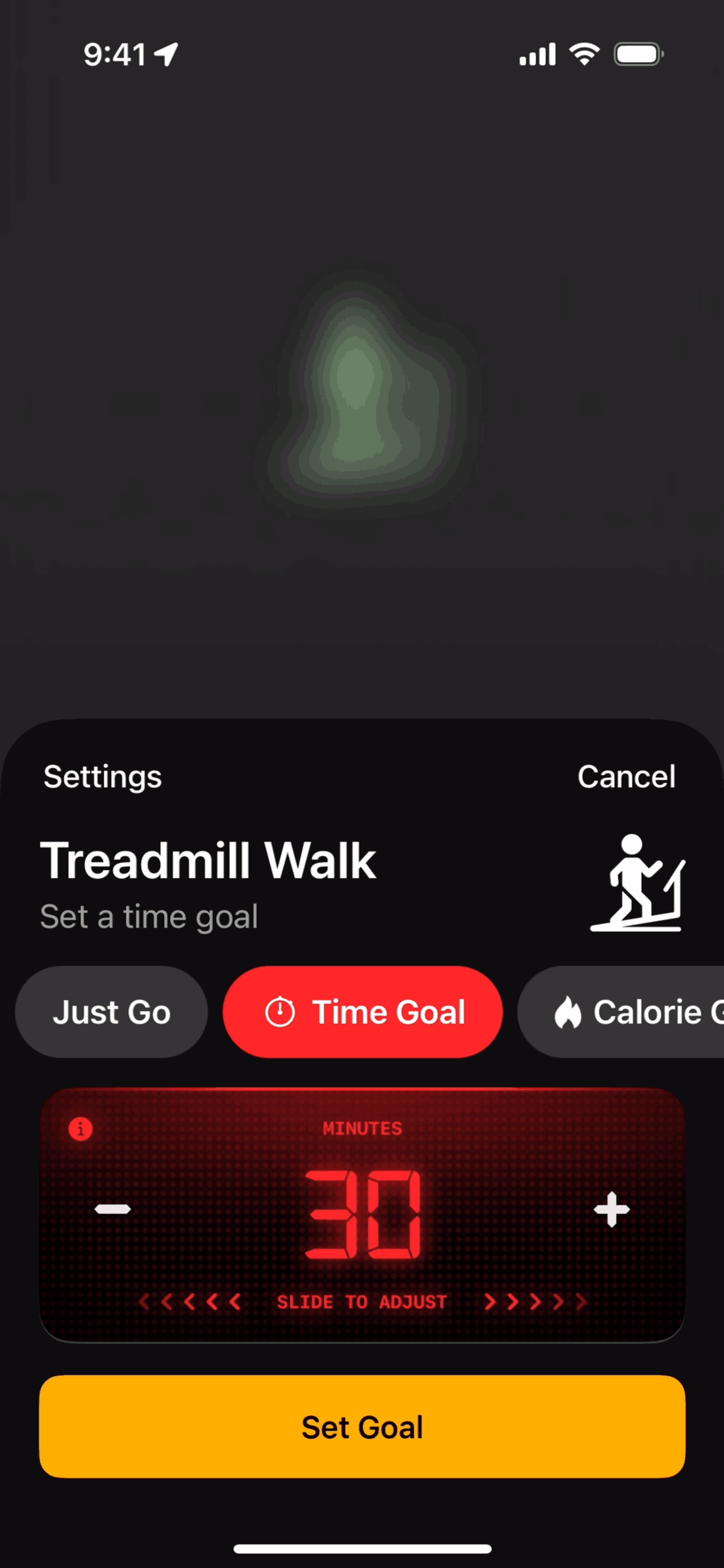 Any Distance iOS Health & Fitness interface screenshot 8