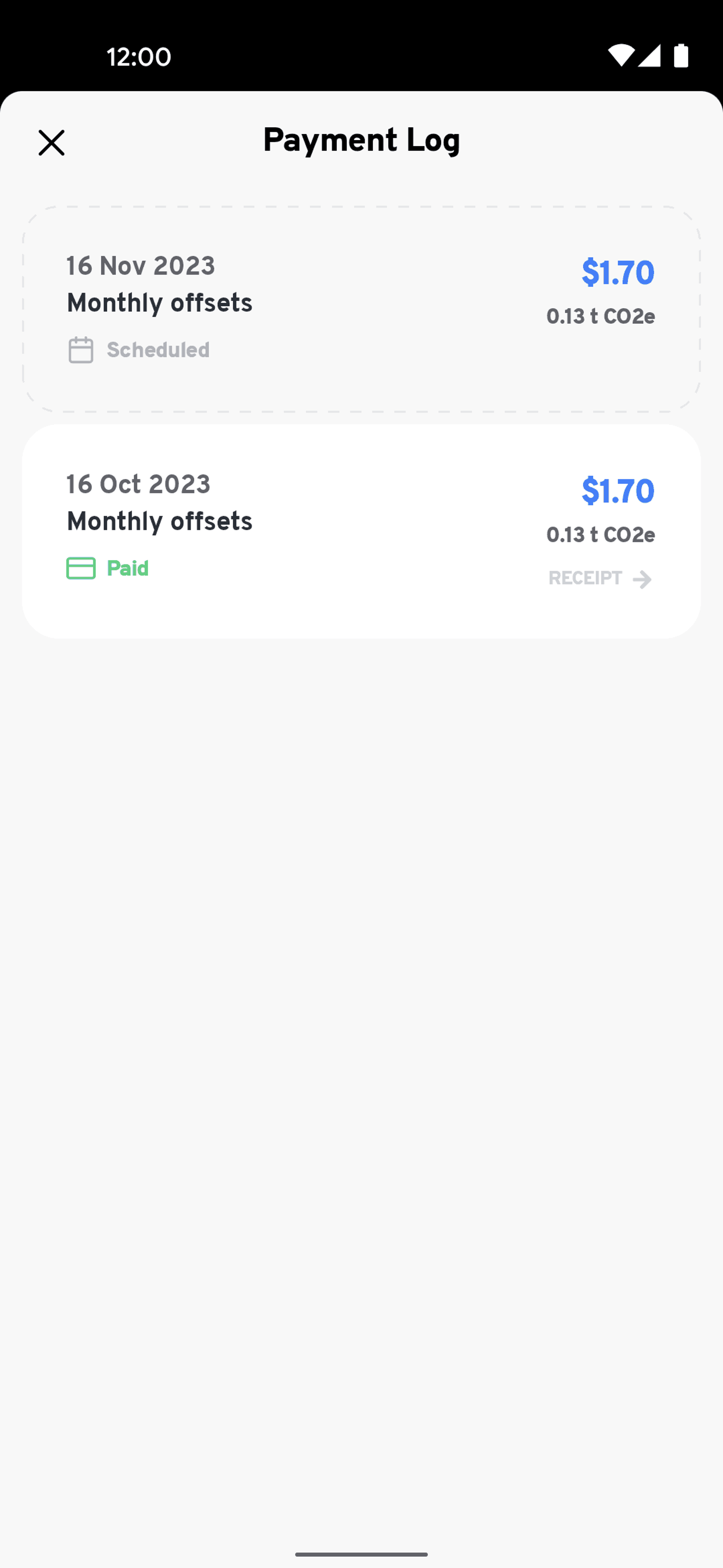Klima Android Lifestyle interface screenshot 13