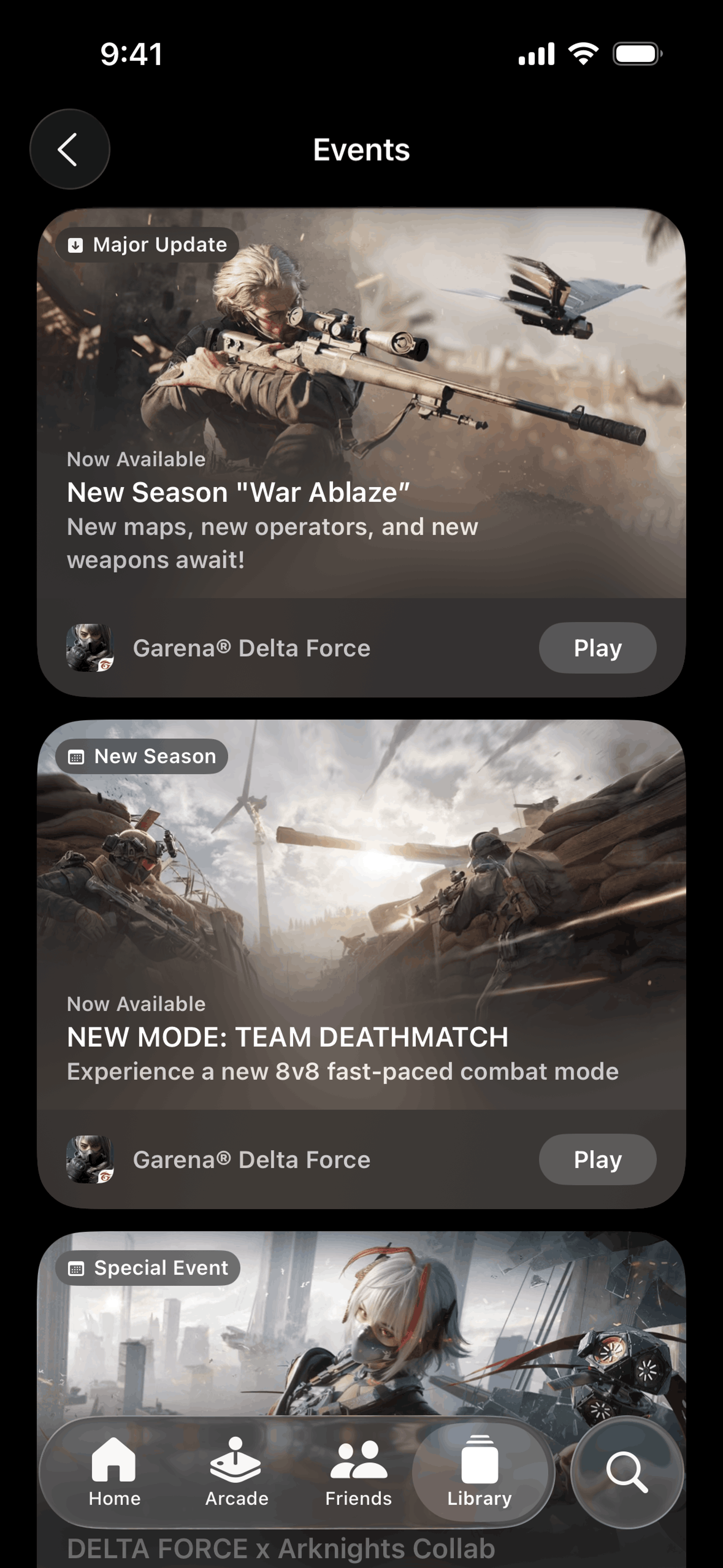Apple Games iOS Entertainment interface screenshot 17