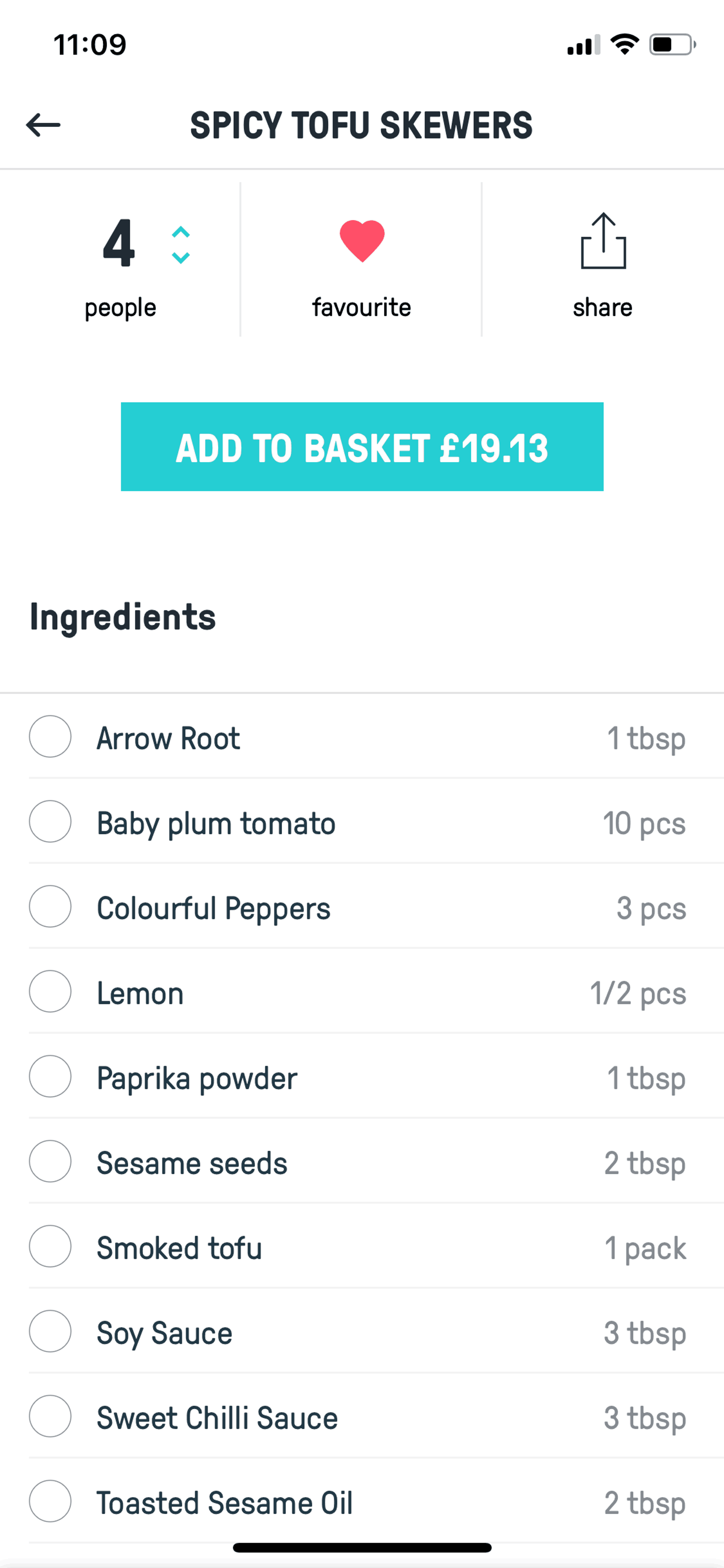 Mucho iOS Food & Drink interface screenshot 24