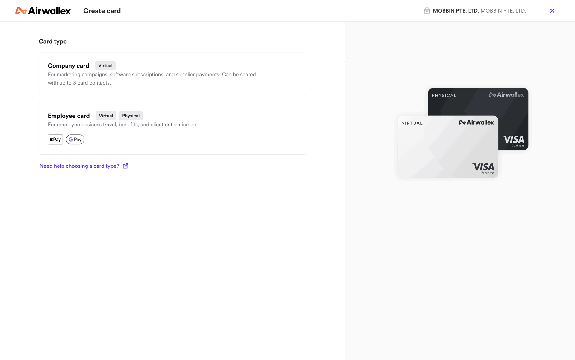 Airwallex Web Finance interface screenshot 13