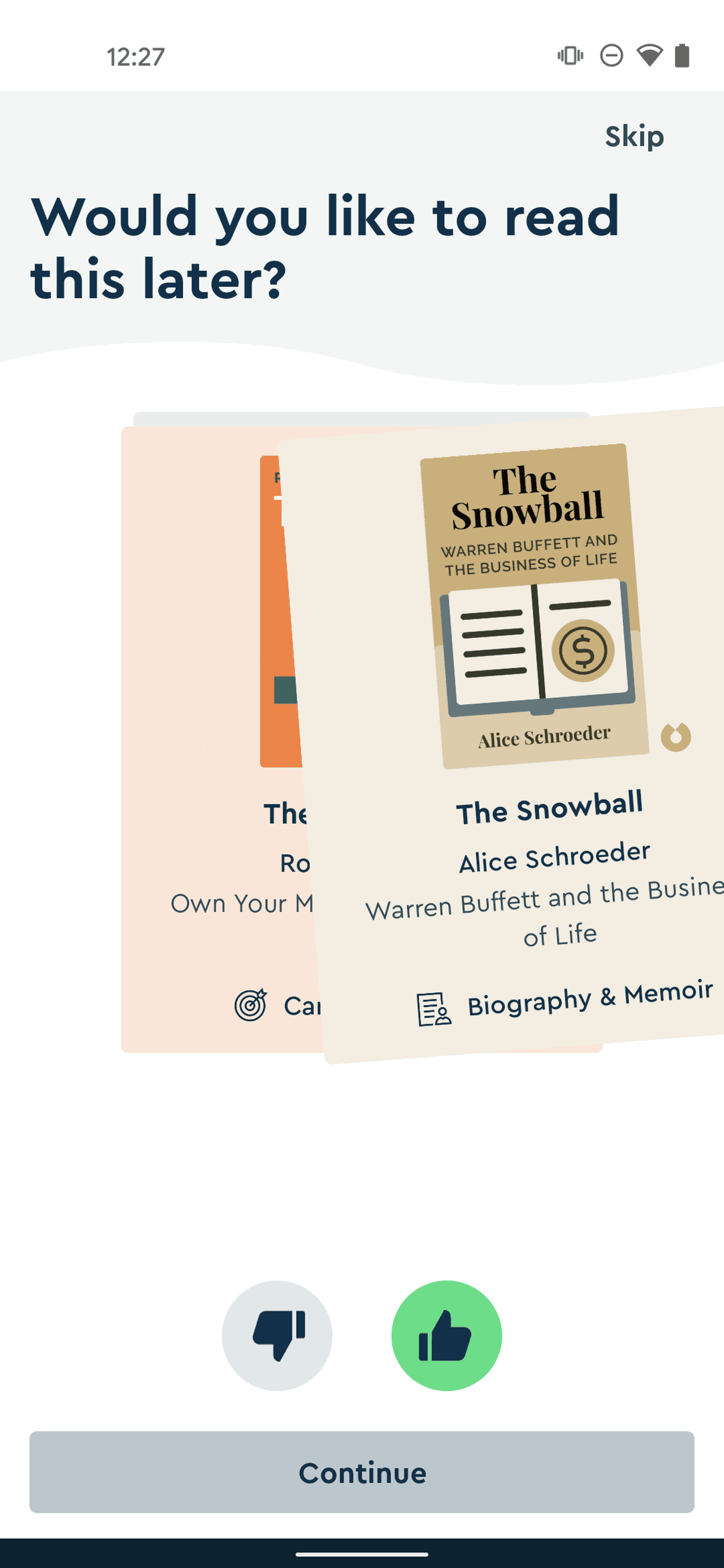 Blinkist Android Education interface screenshot 12