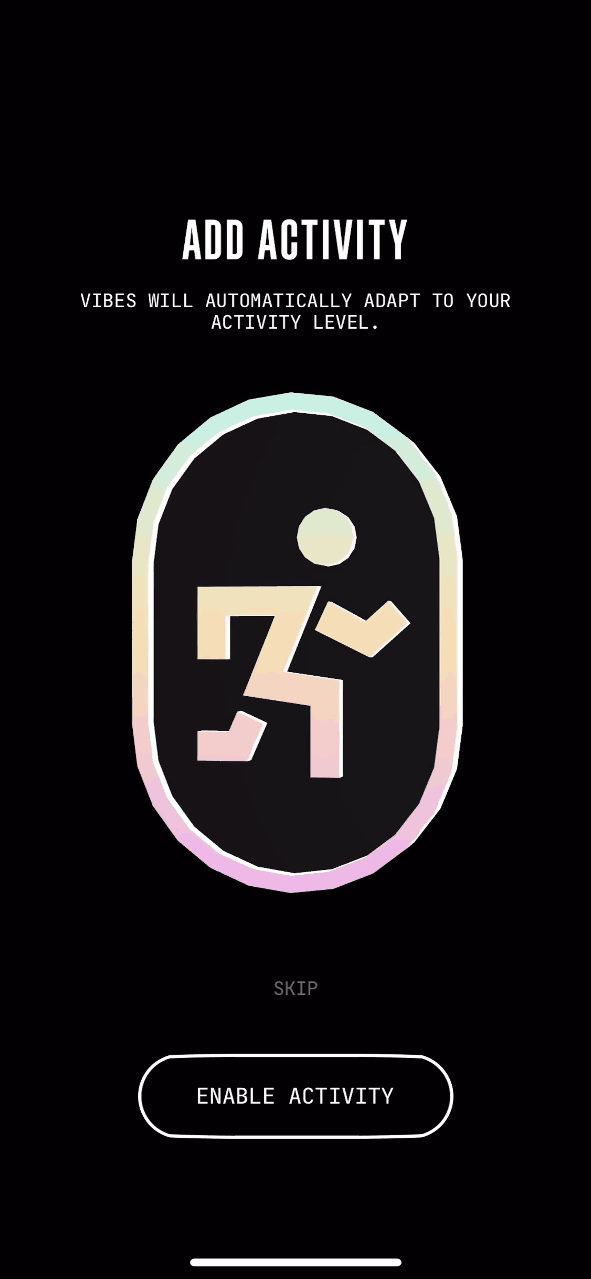 (Not Boring) Vibes iOS Health & Fitness interface screenshot 14