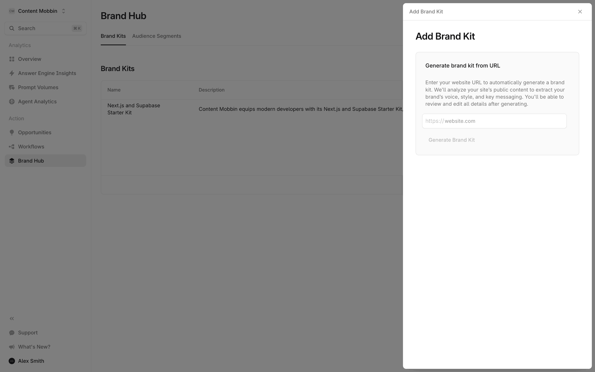 Profound Web AI interface screenshot 18
