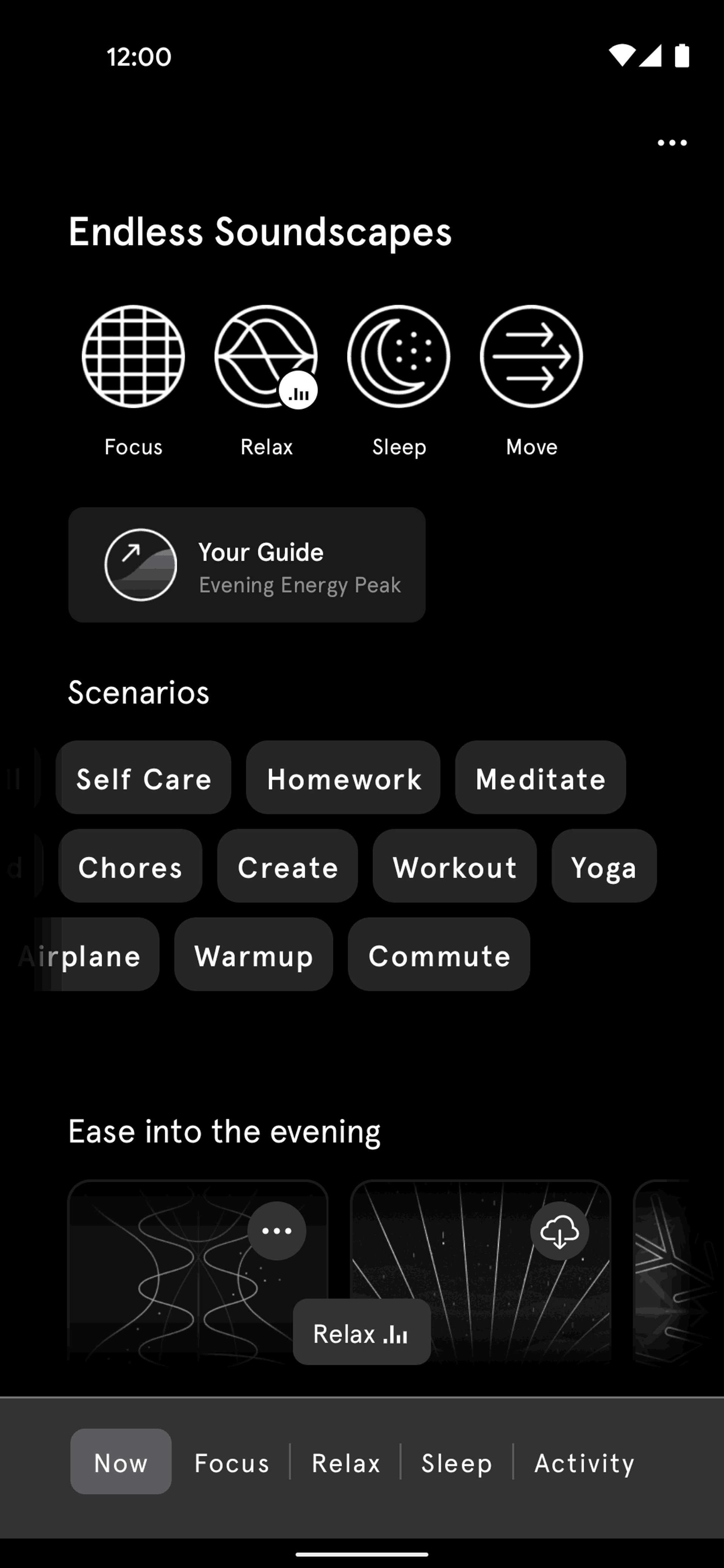 Endel Android Health & Fitness interface screenshot 15