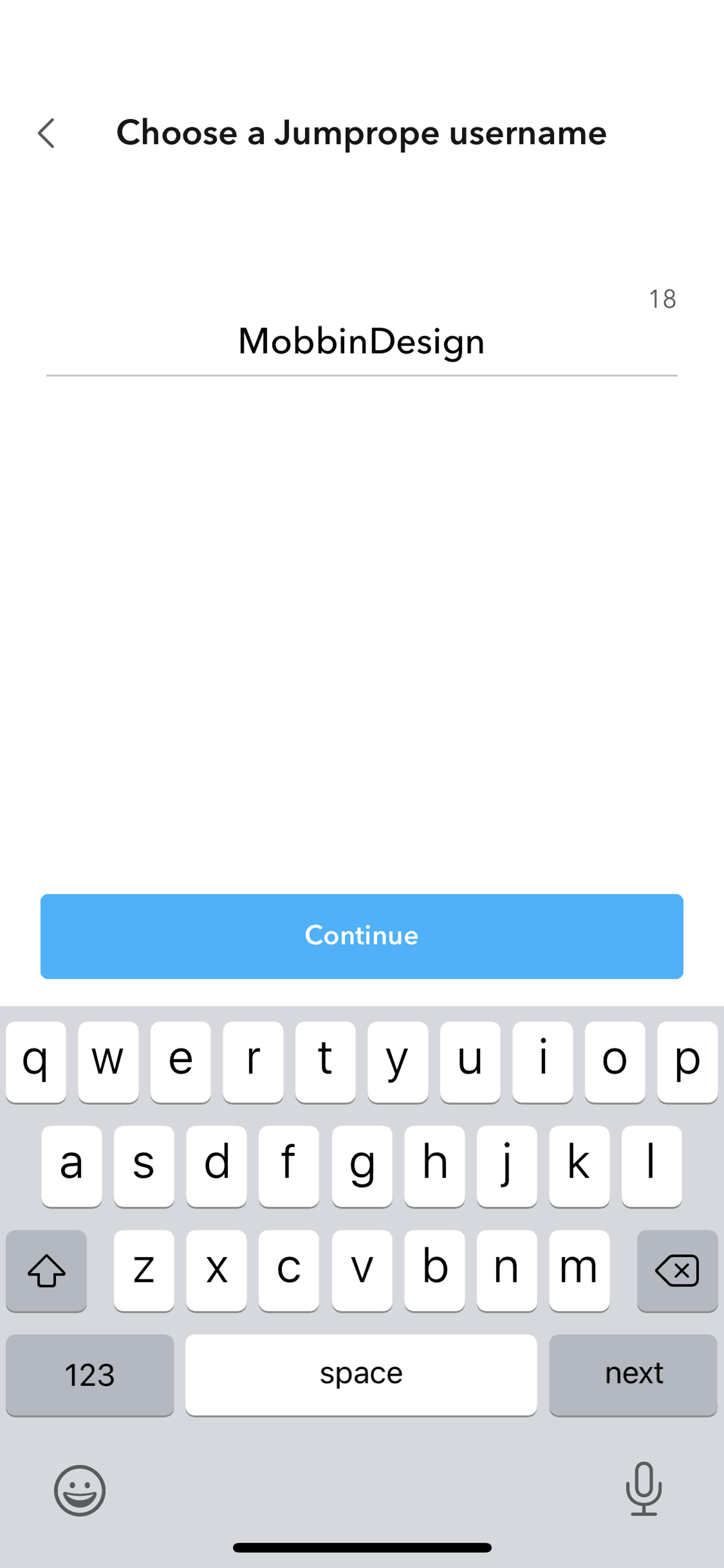 Jumprope iOS Photo & Video interface screenshot 10